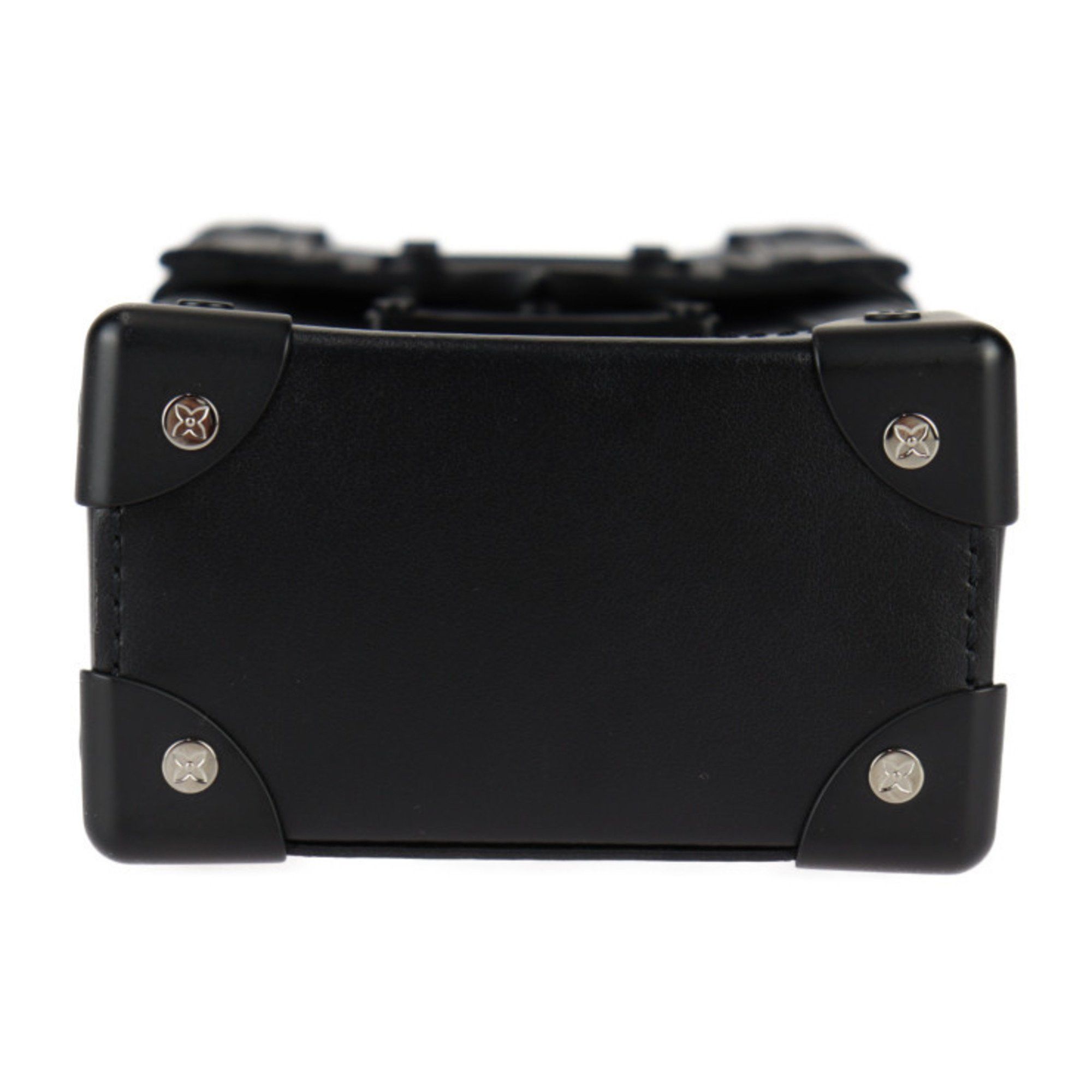 Louis Vuitton Louis Vuitton Vertical Trunk Wearable Wallet Shoulder Bag M82077 Leather Black Grey Crossbody Pochette Size ONE SIZE - 5 Thumbnail