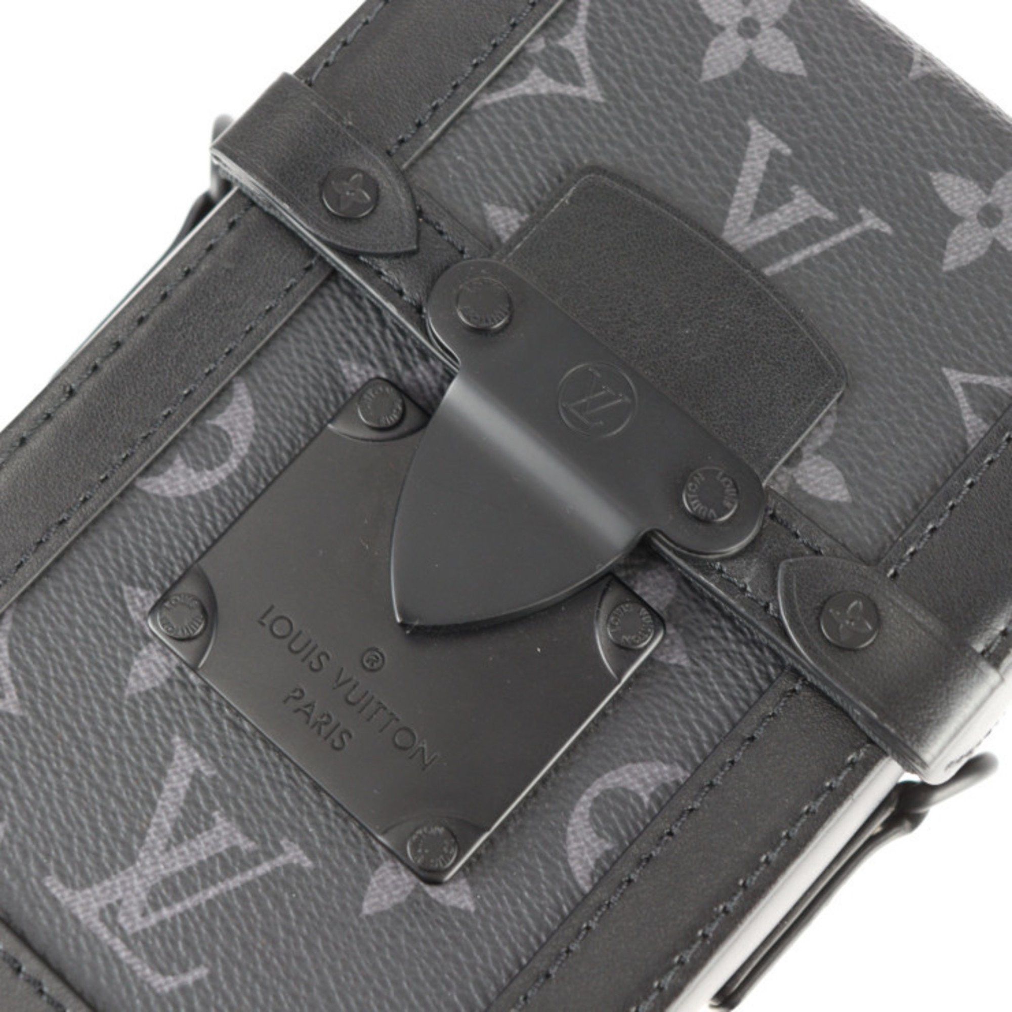 Louis Vuitton Louis Vuitton Vertical Trunk Wearable Wallet Shoulder Bag M82077 Leather Black Grey Crossbody Pochette Size ONE SIZE - 6 Thumbnail