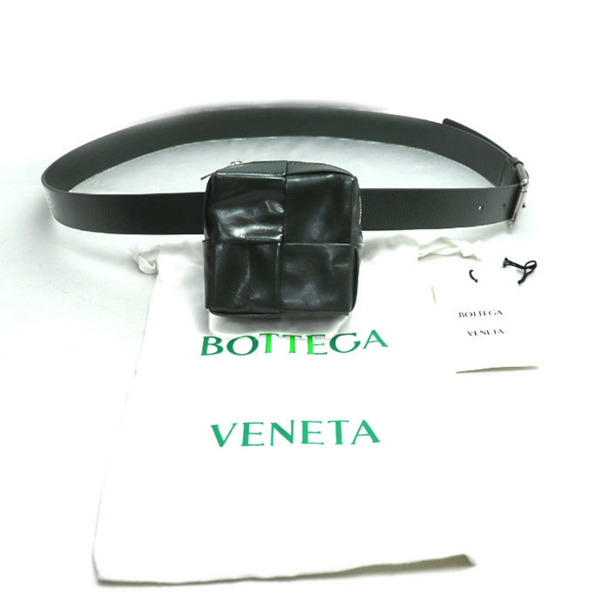 Bottega Veneta BOTTEGAVENETA Bottega Veneta Intrecciato Leather Belt Bag Waist Dark Green 709342 VA9A5 Men's Size ONE SIZE - 8 Thumbnail
