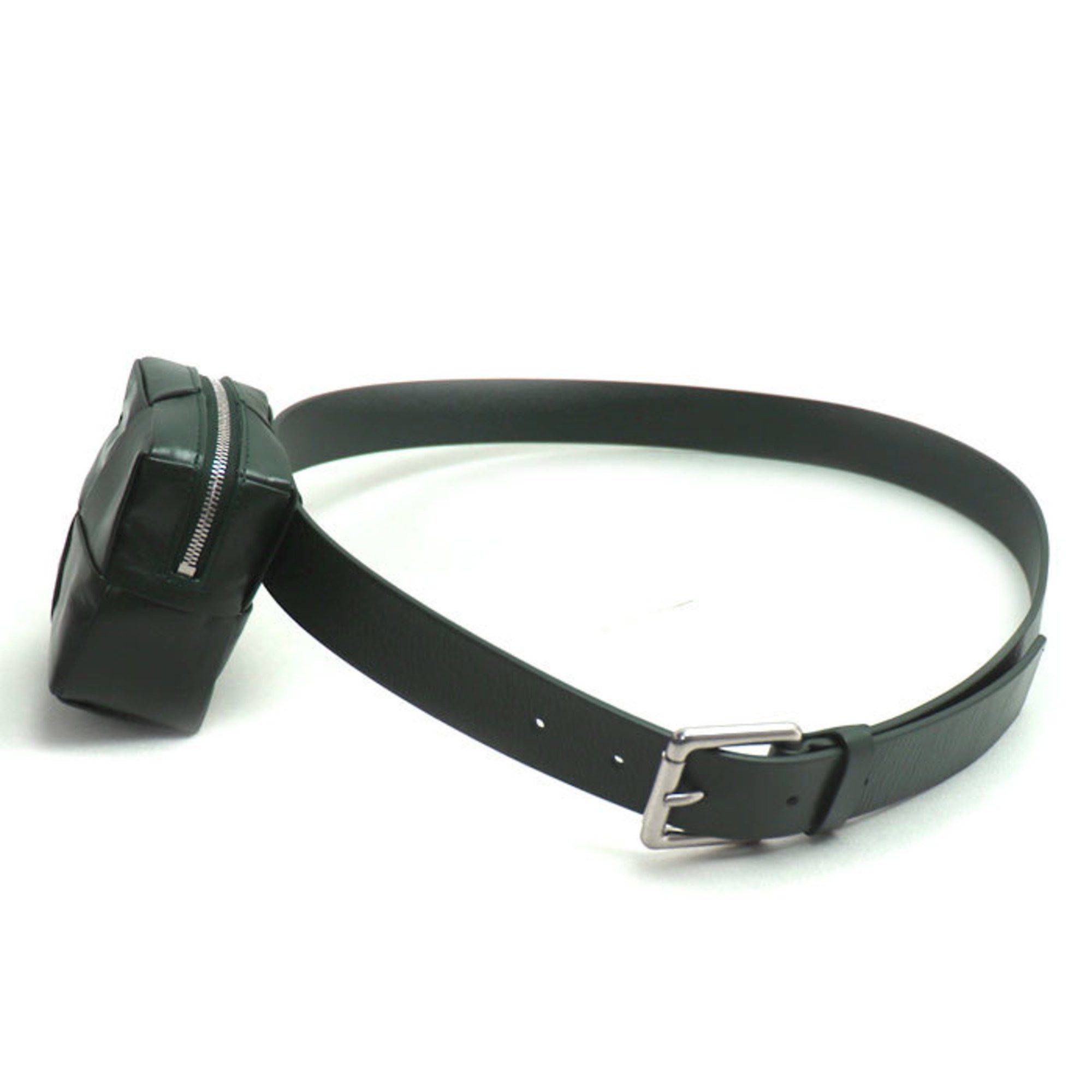 Bottega Veneta BOTTEGAVENETA Bottega Veneta Intrecciato Leather Belt Bag Waist Dark Green 709342 VA9A5 Men's Size ONE SIZE - 2 Thumbnail