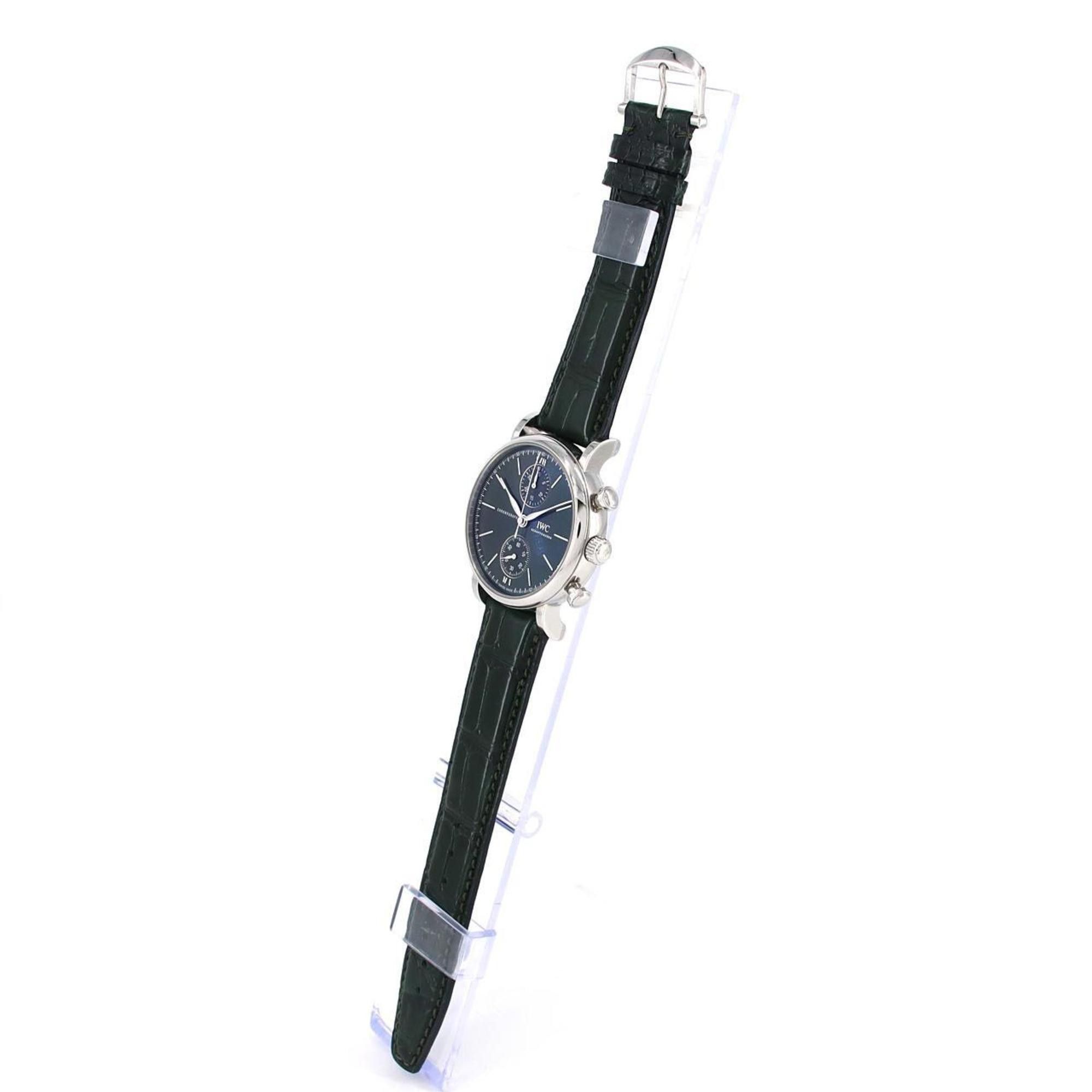 IWC Portofino Chronograph IW391405 SS Wristwatch Automatic