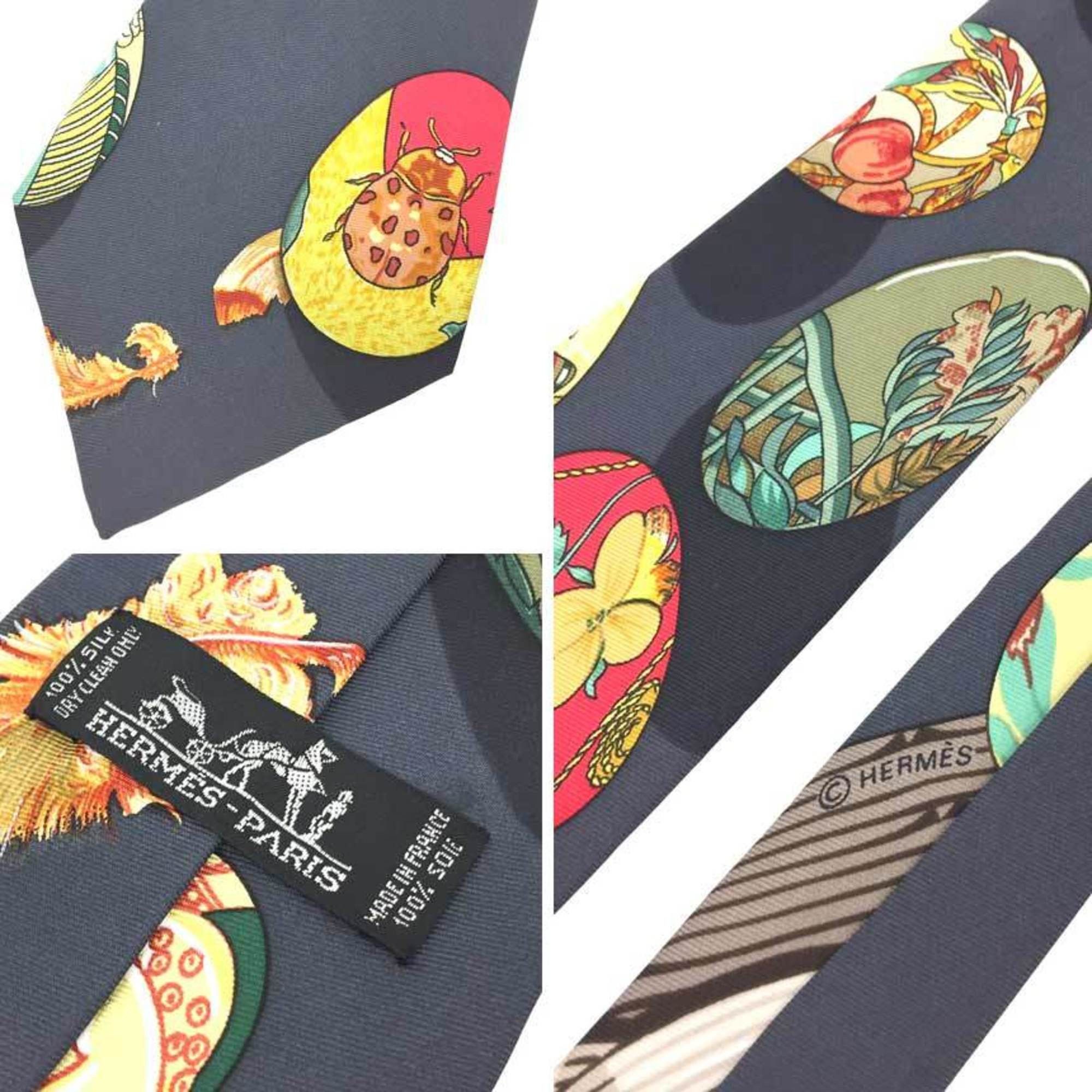 Hermes HERMES necktie COUVEE D'Hermes chicks Couvee Delmes 100% silk Men's Size ONE SIZE - 3 Thumbnail