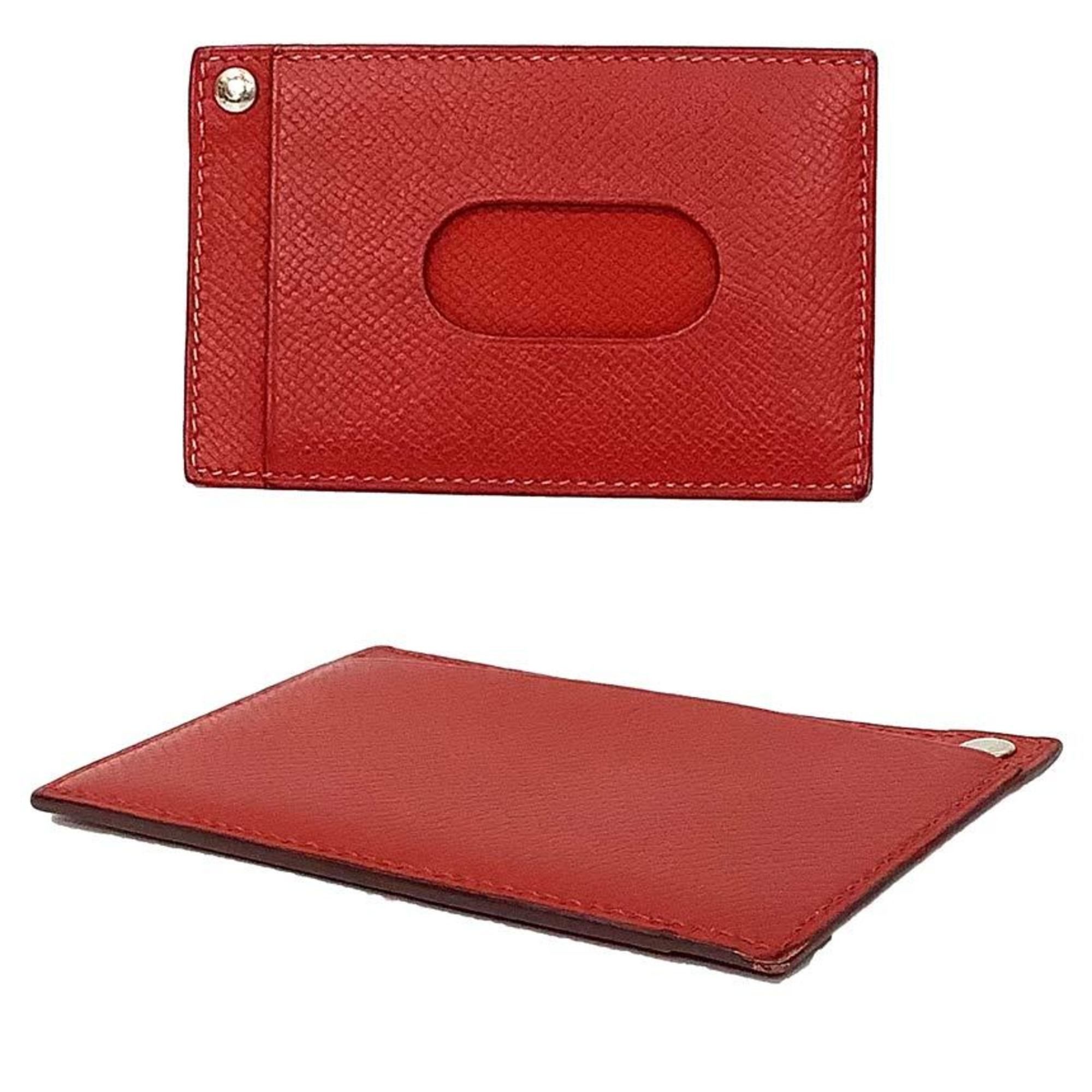 Hermes Hermes Business Card Holder Case Choo Red □ J Stamp Size ONE SIZE - 2 Thumbnail