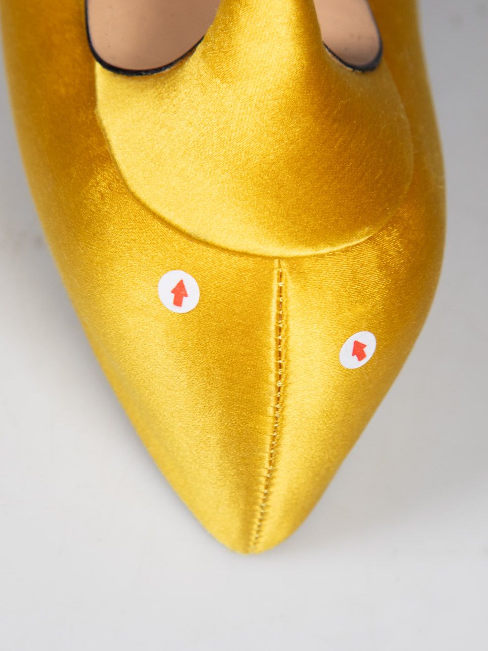 Charlotte Olympia Yellow Satin & PVC Pumps Size US 5.5 / IT 35.5 - 15 Thumbnail