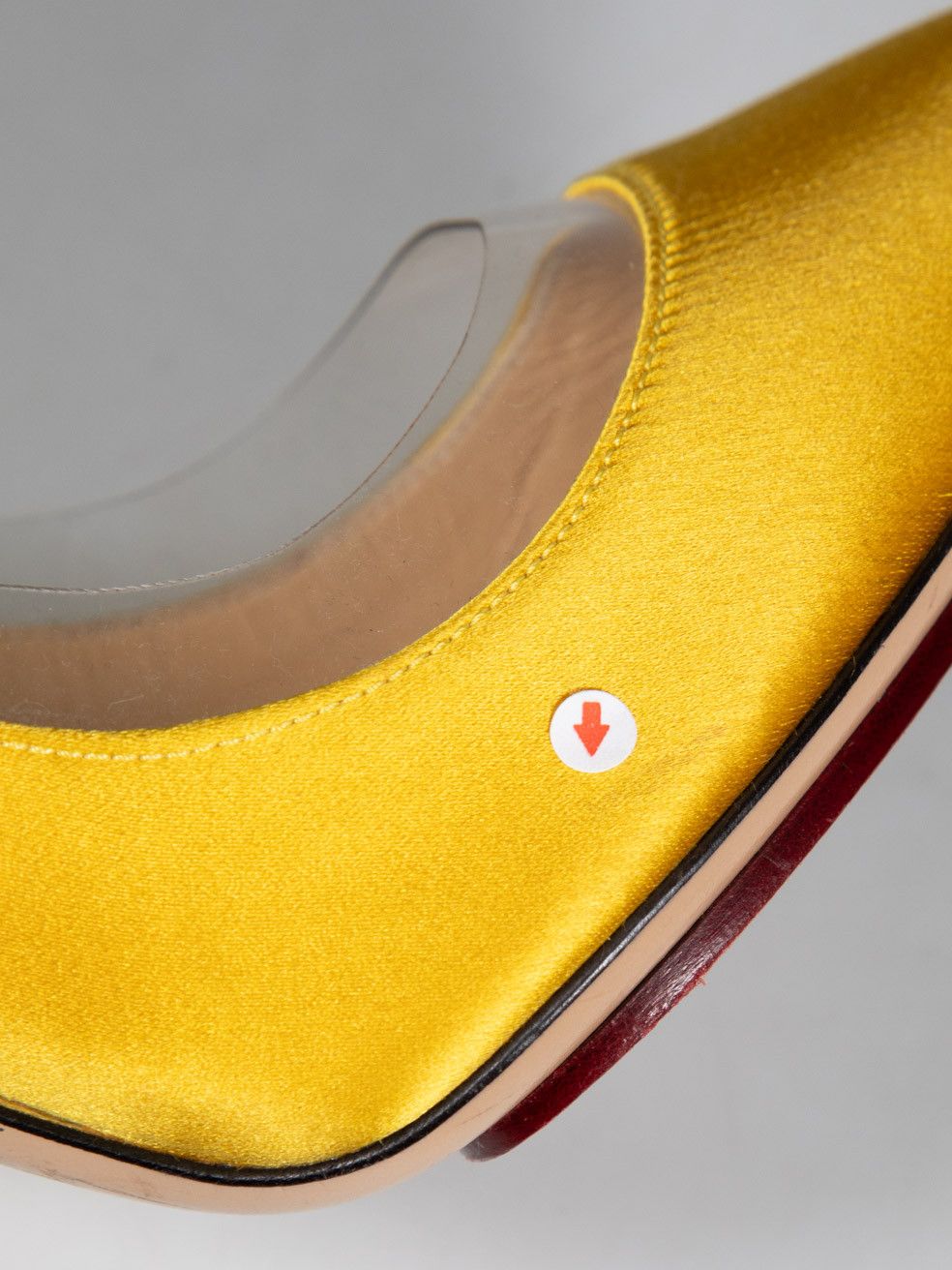 Charlotte Olympia Yellow Satin & PVC Pumps Size US 5.5 / IT 35.5 - 10 Thumbnail