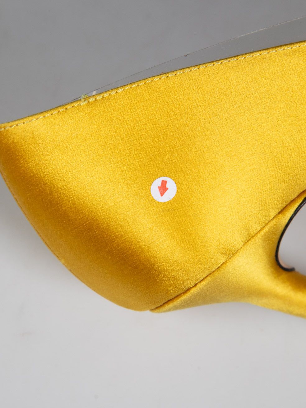 Charlotte Olympia Yellow Satin & PVC Pumps Size US 5.5 / IT 35.5 - 17 Thumbnail