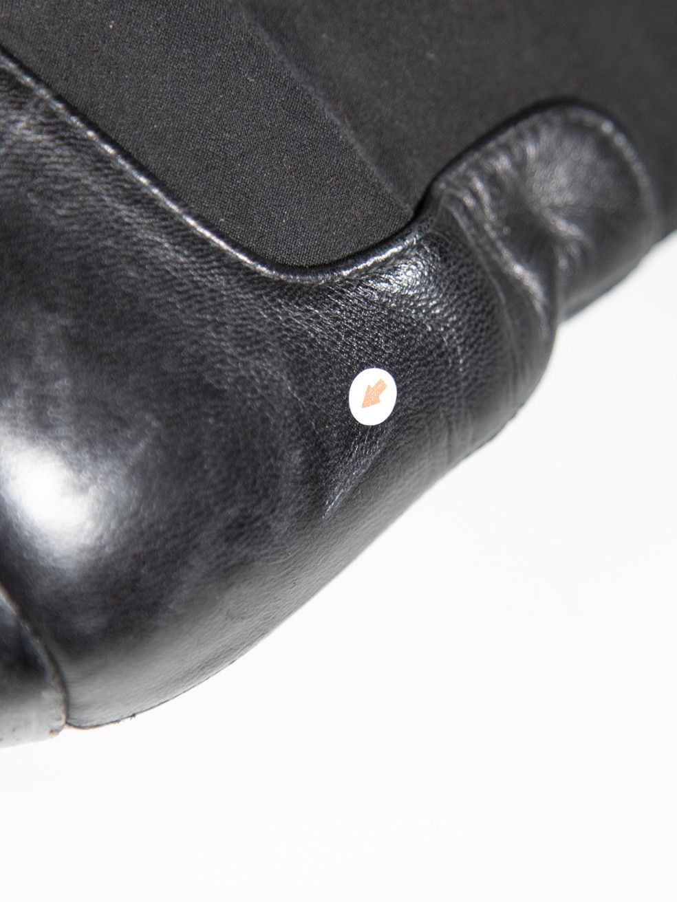 Stuart Weitzman Black Leather & Stretch Heel Boots Size US 11 / IT 41 - 13 Thumbnail
