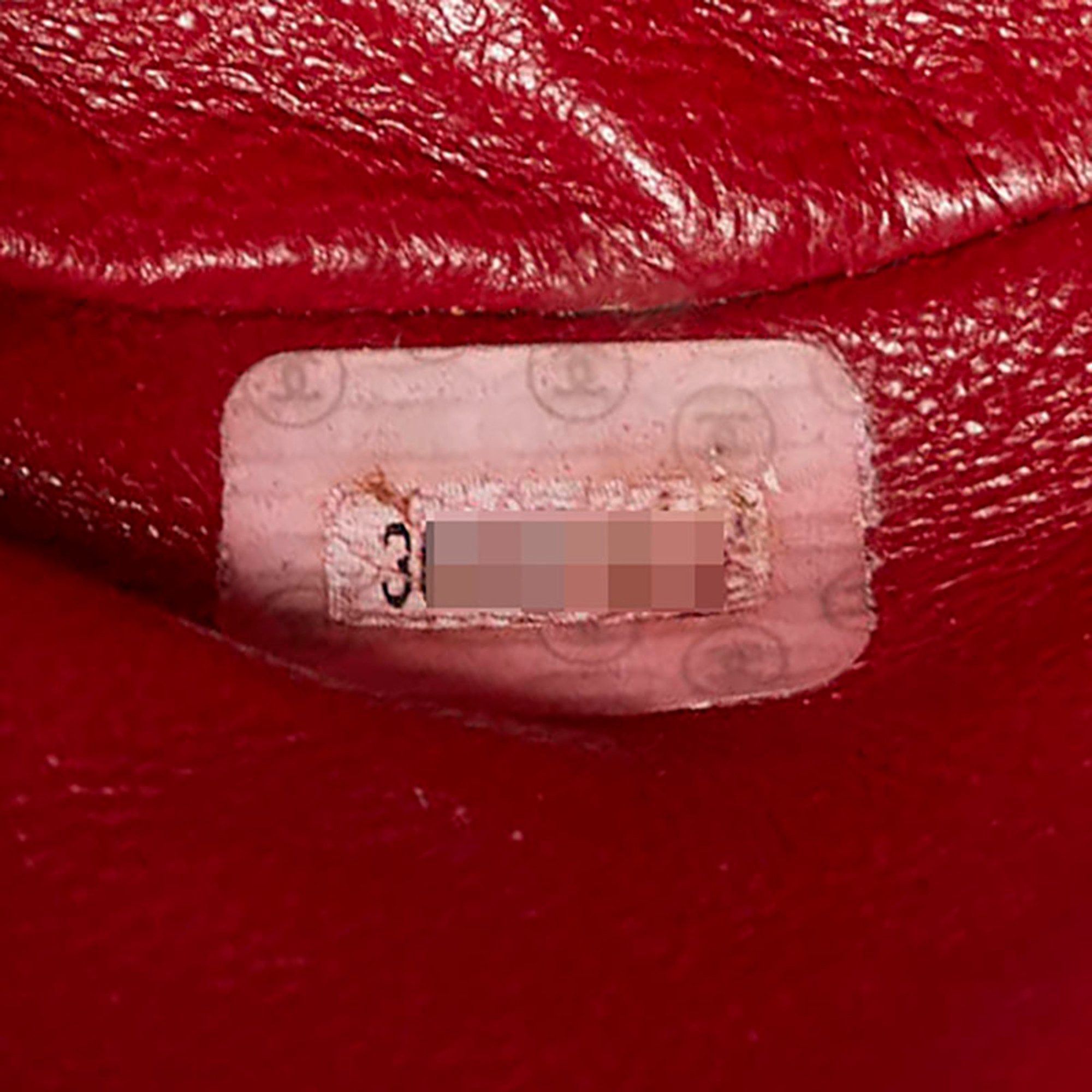Chanel Chanel Matelasse Coco Mark Backpack Red Lambskin Women's CHANEL Size ONE SIZE - 6 Thumbnail