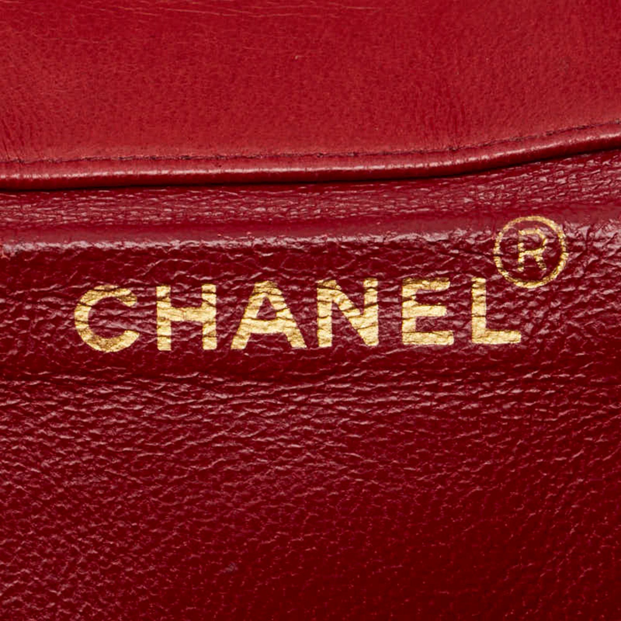 Chanel Chanel Matelasse Coco Mark Backpack Red Lambskin Women's CHANEL Size ONE SIZE - 5 Thumbnail