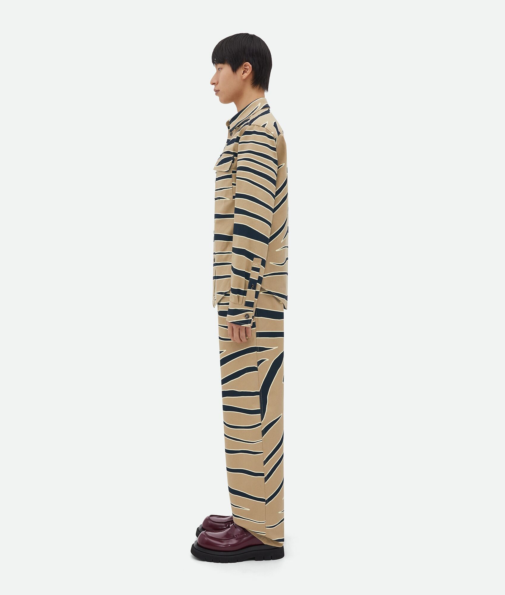 Bottega Veneta Animal Print Cotton Cargo Pants Size US 36 / EU 52 - 2 Thumbnail