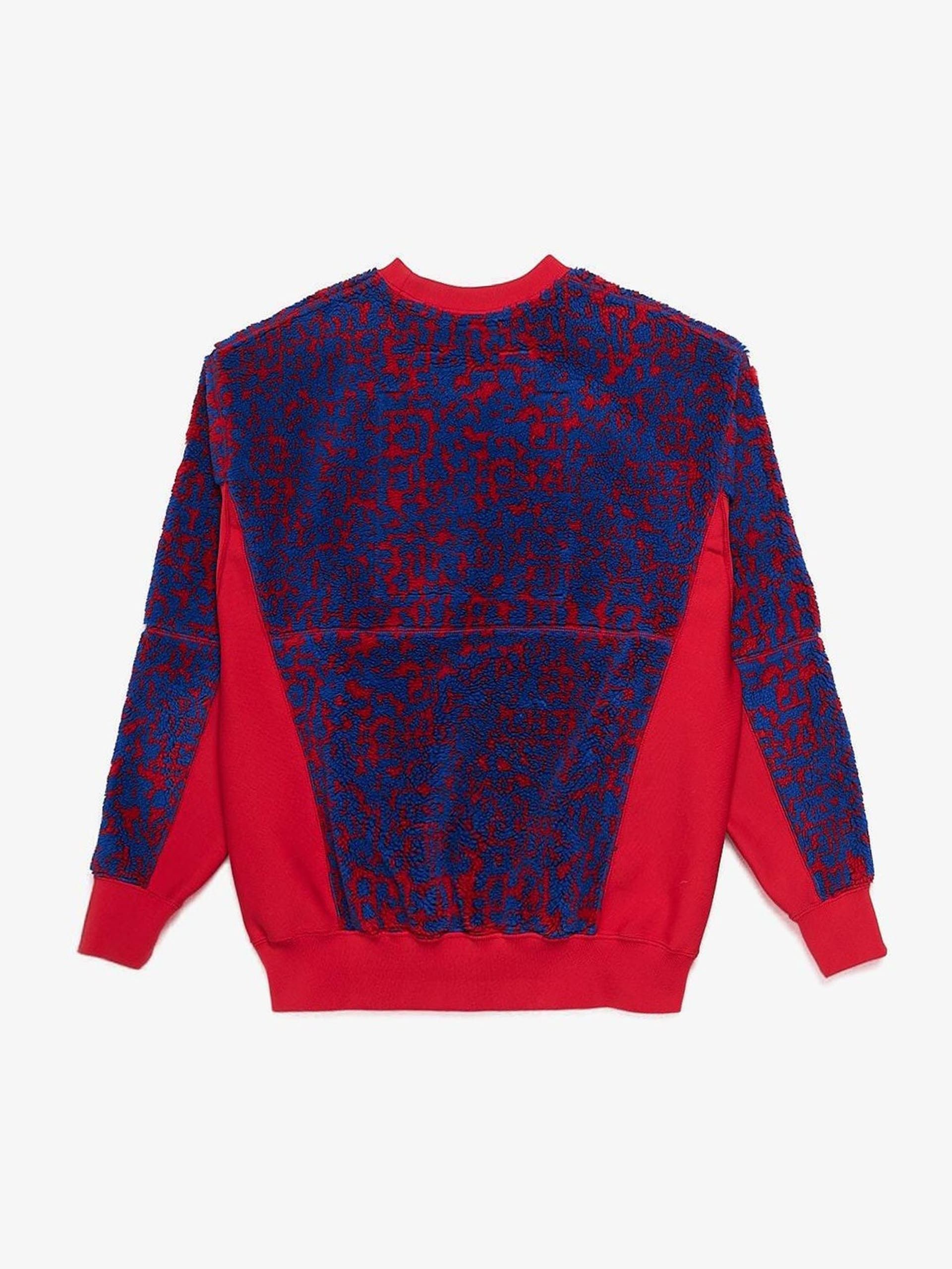 Cav Empt Red and Blue Pixel Printed Acrylic Blend Sweatshirt Size US S / EU 44-46 / 1 - 2 Thumbnail