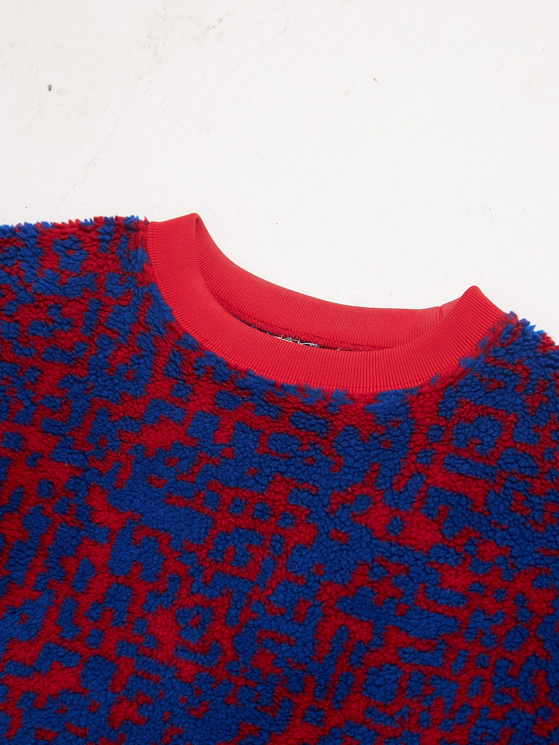 Cav Empt Red and Blue Pixel Printed Acrylic Blend Sweatshirt Size US S / EU 44-46 / 1 - 3 Thumbnail