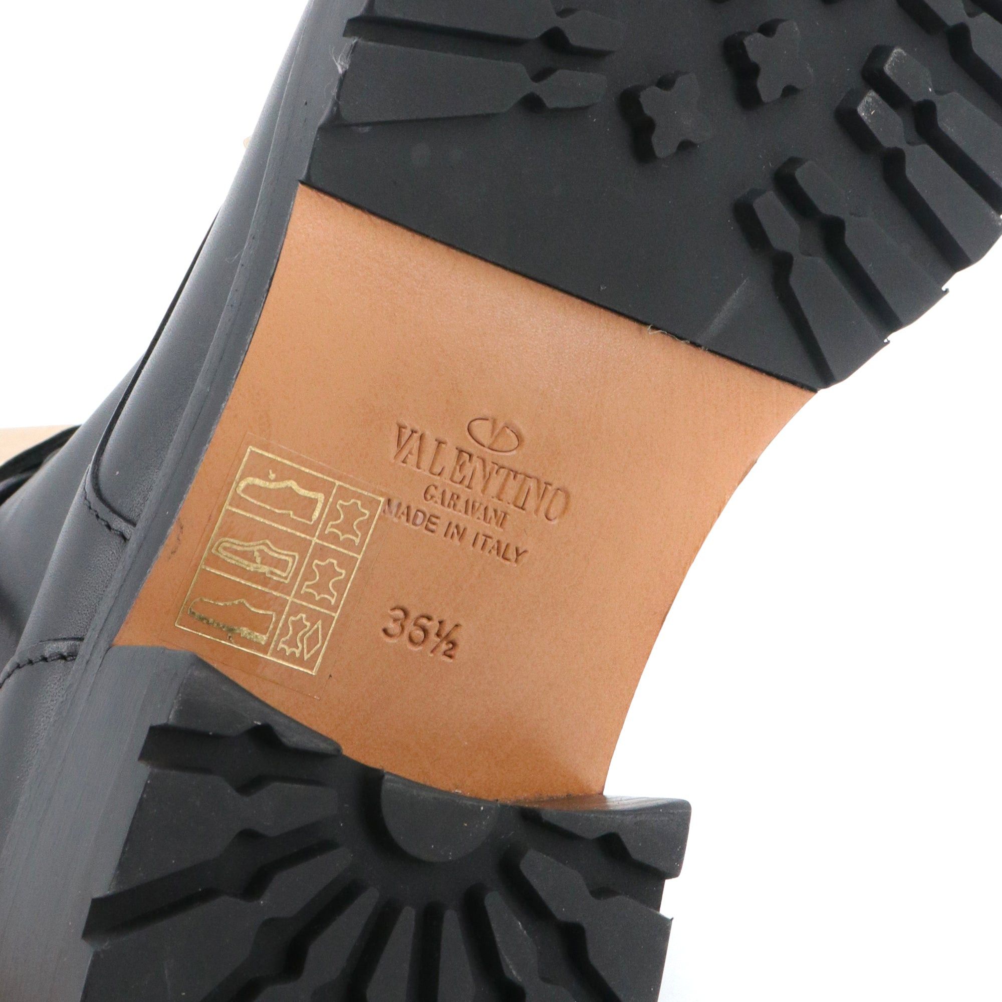 Valentino VALENTINO - Valentino Rockstud ankle boots in black leather (T36.5) Size US 5.5 / IT 35.5 - 6 Thumbnail