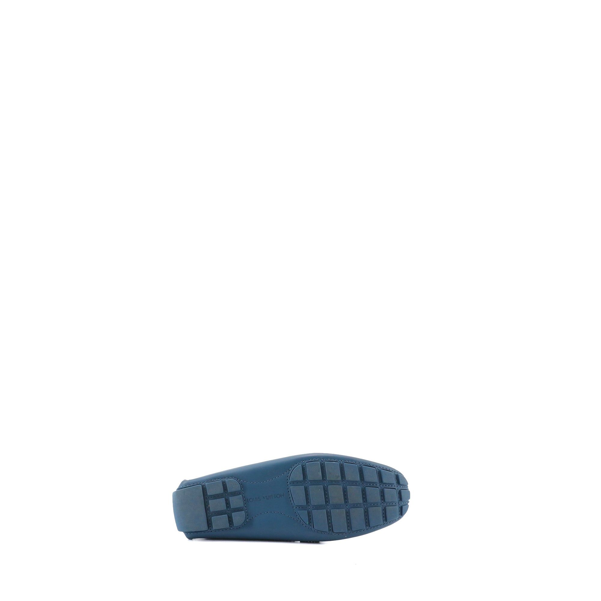 Louis Vuitton LOUIS VUITTON - Louis Vuitton Monte Carlo loafers in blue leather (T40) Size US 7 / EU 40 - 3 Thumbnail