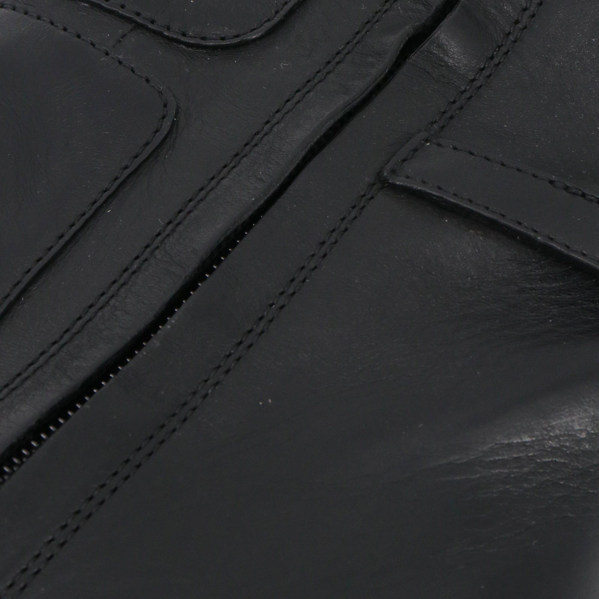 Celine CELINE - Celine heeled boots in black leather (T37) Size US 6 / IT 36 - 4 Thumbnail