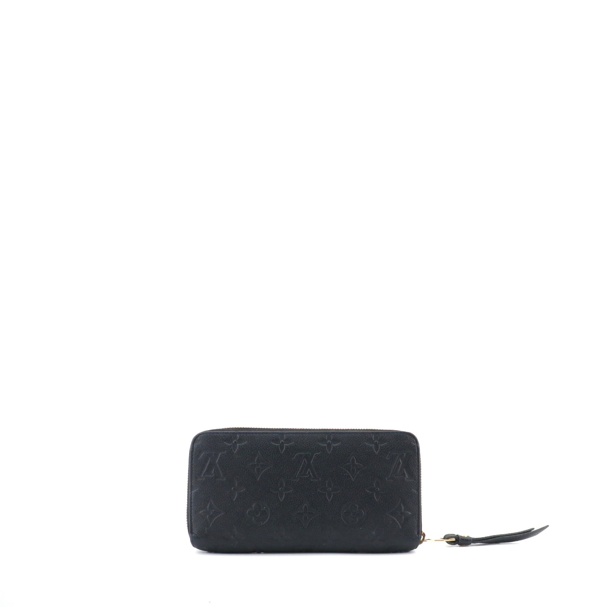 Louis Vuitton LOUIS VUITTON - Louis Vuitton Zippy wallet in navy blue imprint leather Size ONE SIZE - 3 Thumbnail