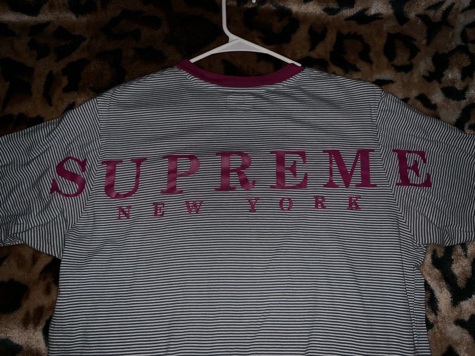 Supreme new store york striped shirt