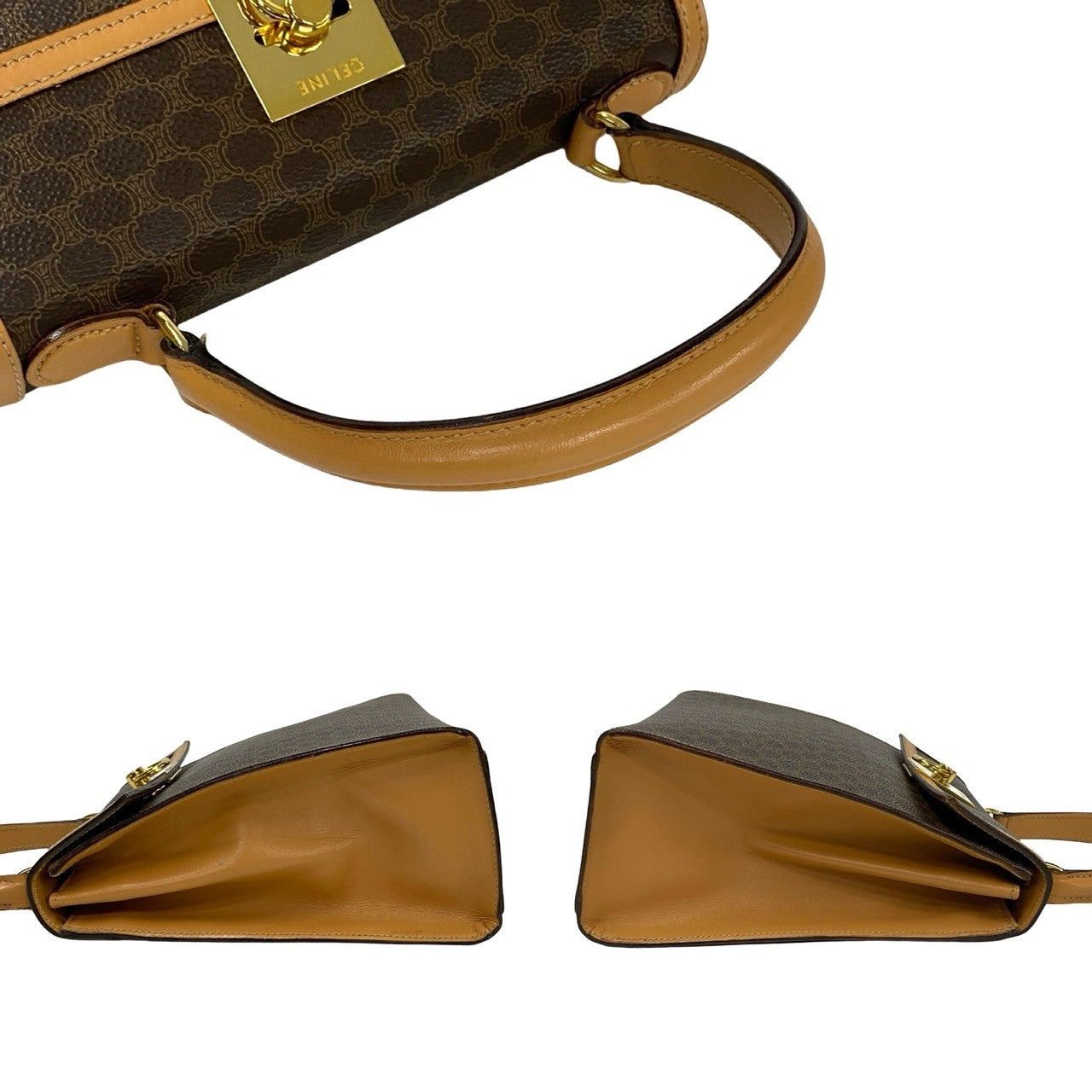 Celine Celine Shoulder Bag Brown Leather Size ONE SIZE - 5 Thumbnail
