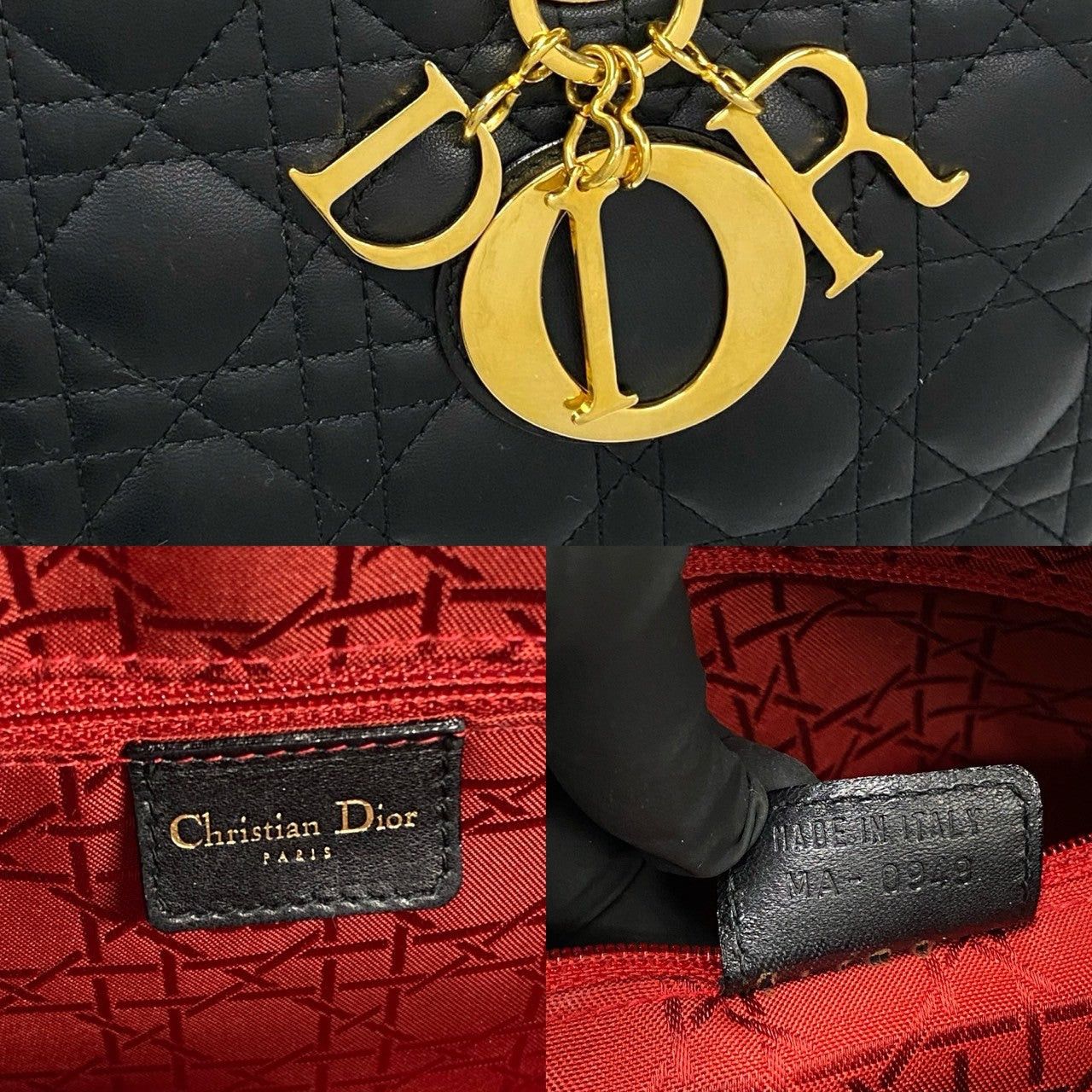 Dior Dior Handbag Black Leather Size ONE SIZE - 3 Thumbnail
