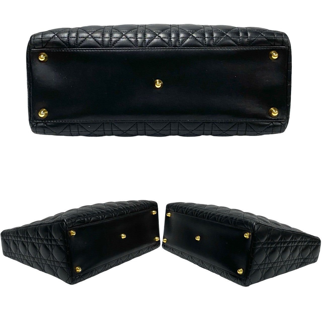 Dior Dior Handbag Black Leather Size ONE SIZE - 6 Thumbnail