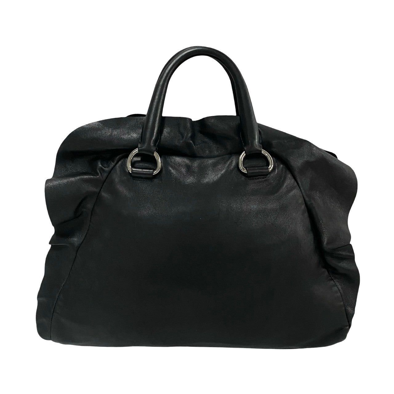 Prada Prada Handbag Black Leather Size ONE SIZE - 4 Thumbnail