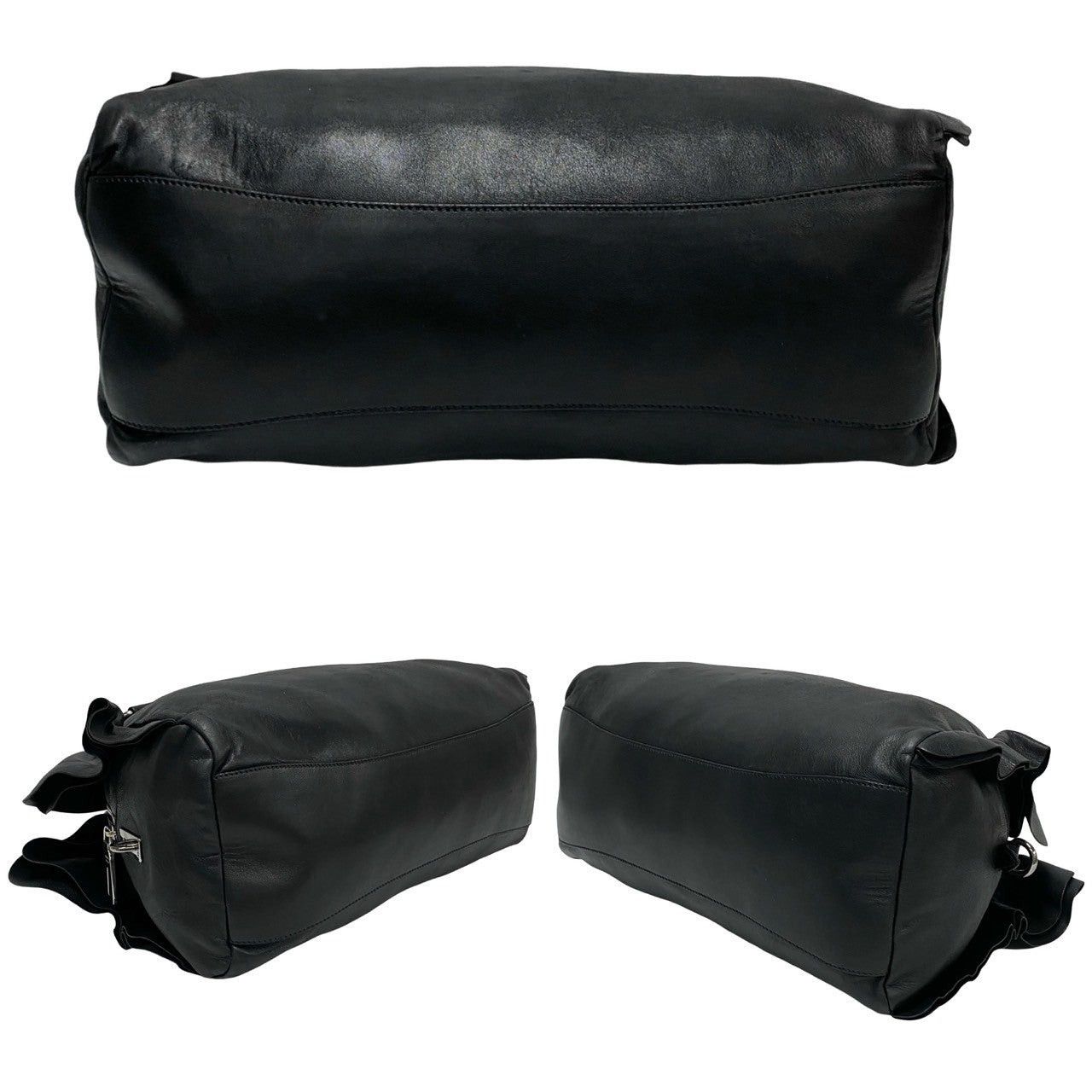 Prada Prada Handbag Black Leather Size ONE SIZE - 6 Thumbnail