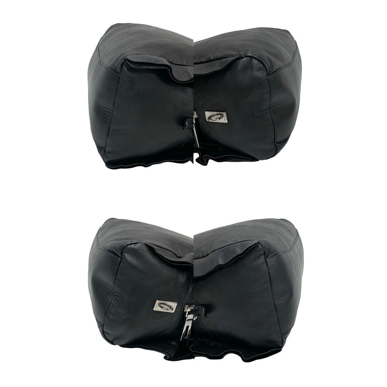 Prada Prada Handbag Black Leather Size ONE SIZE - 7 Thumbnail