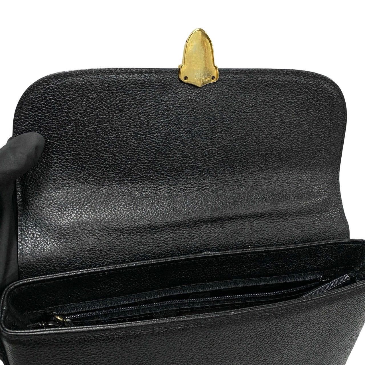 Yves Saint Laurent Yves Saint Laurent Shoulder Bag Black Leather Size ONE SIZE - 8 Thumbnail
