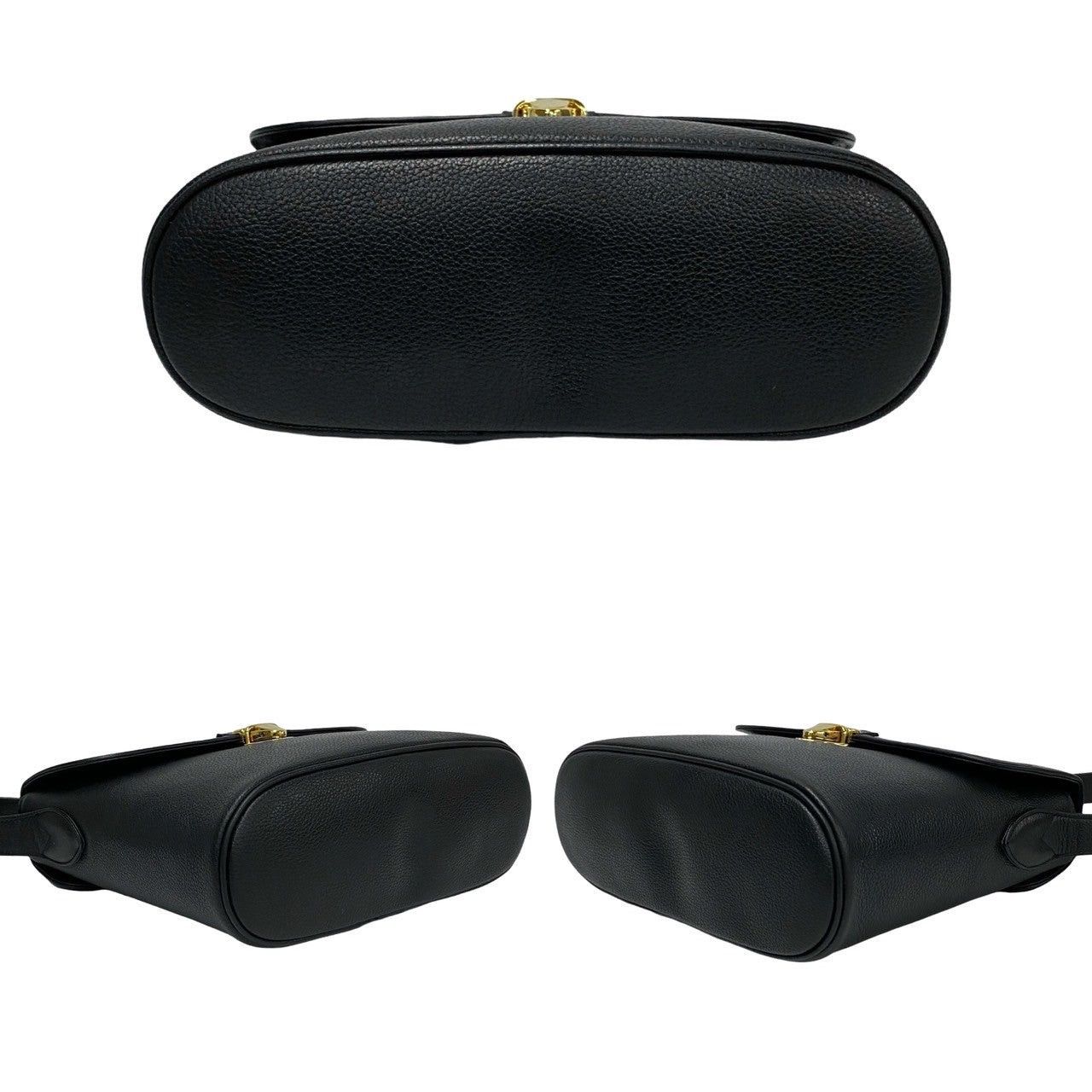 Yves Saint Laurent Yves Saint Laurent Shoulder Bag Black Leather Size ONE SIZE - 6 Thumbnail