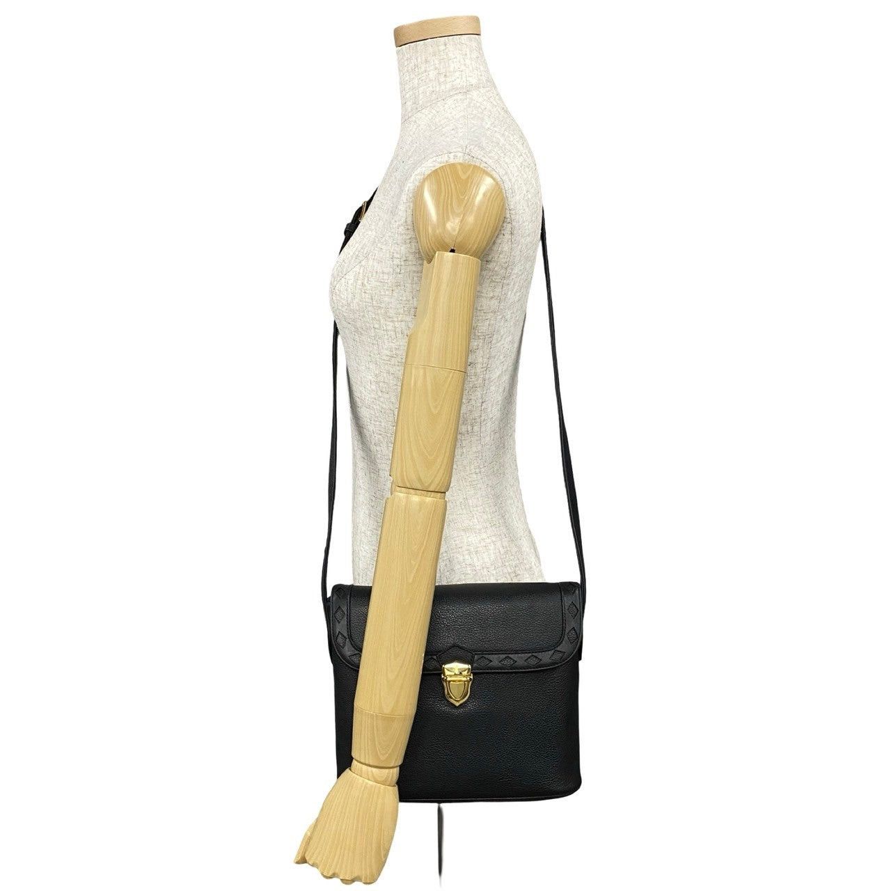 Yves Saint Laurent Yves Saint Laurent Shoulder Bag Black Leather Size ONE SIZE - 2 Thumbnail