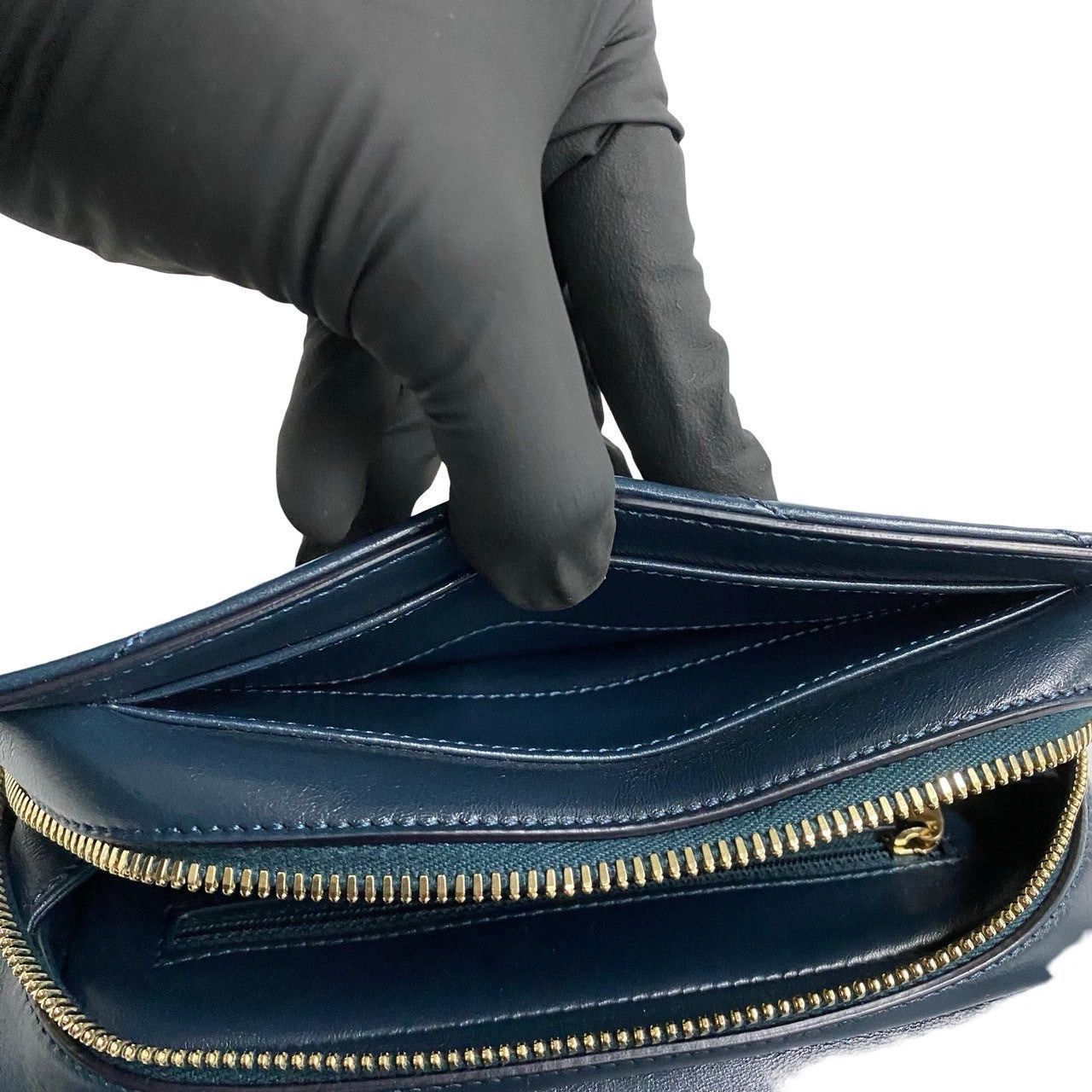 Chanel Chanel Shoulder Bag Blue Leather Size ONE SIZE - 9 Thumbnail