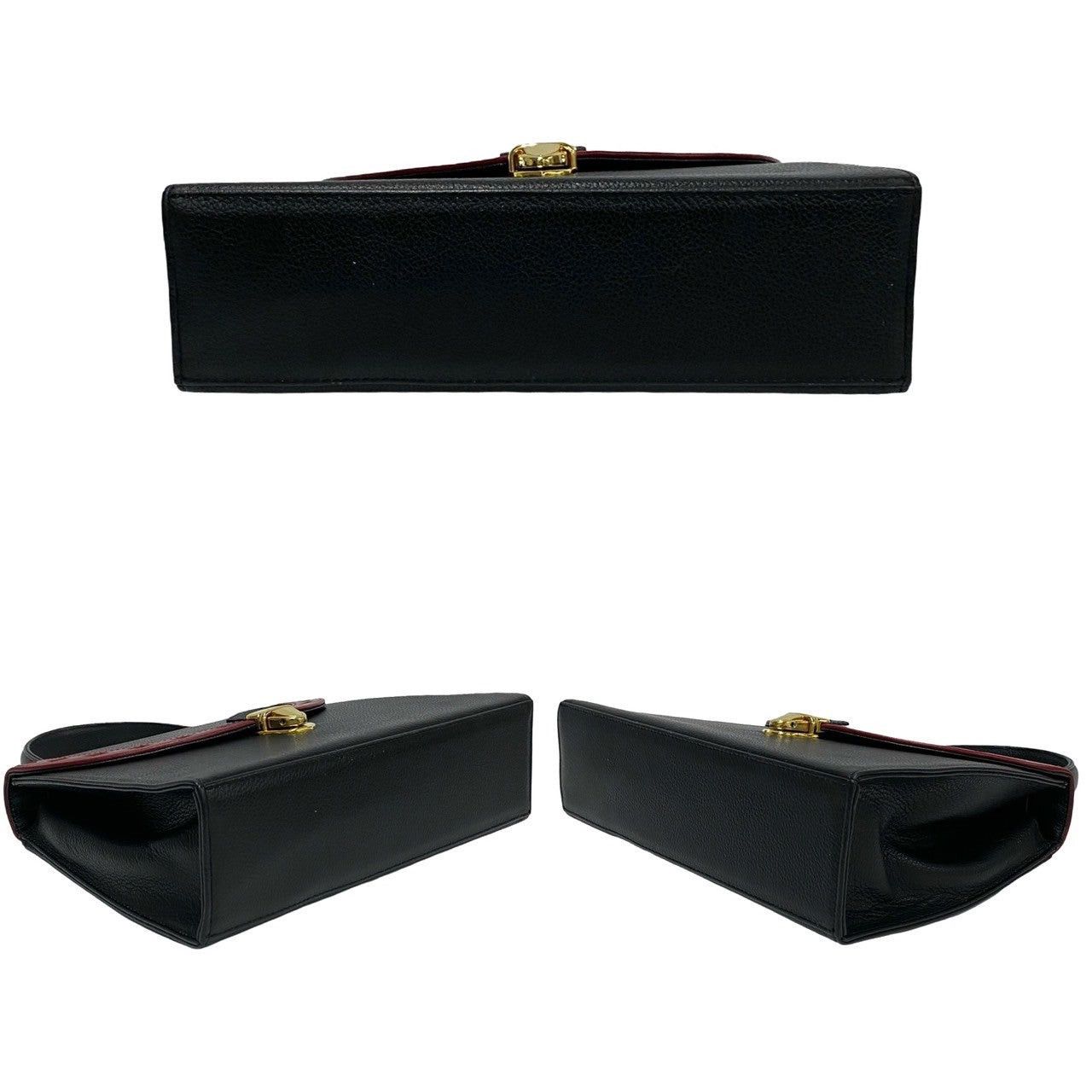 Yves Saint Laurent Yves Saint Laurent Shoulder Bag Black Leather Size ONE SIZE - 6 Thumbnail