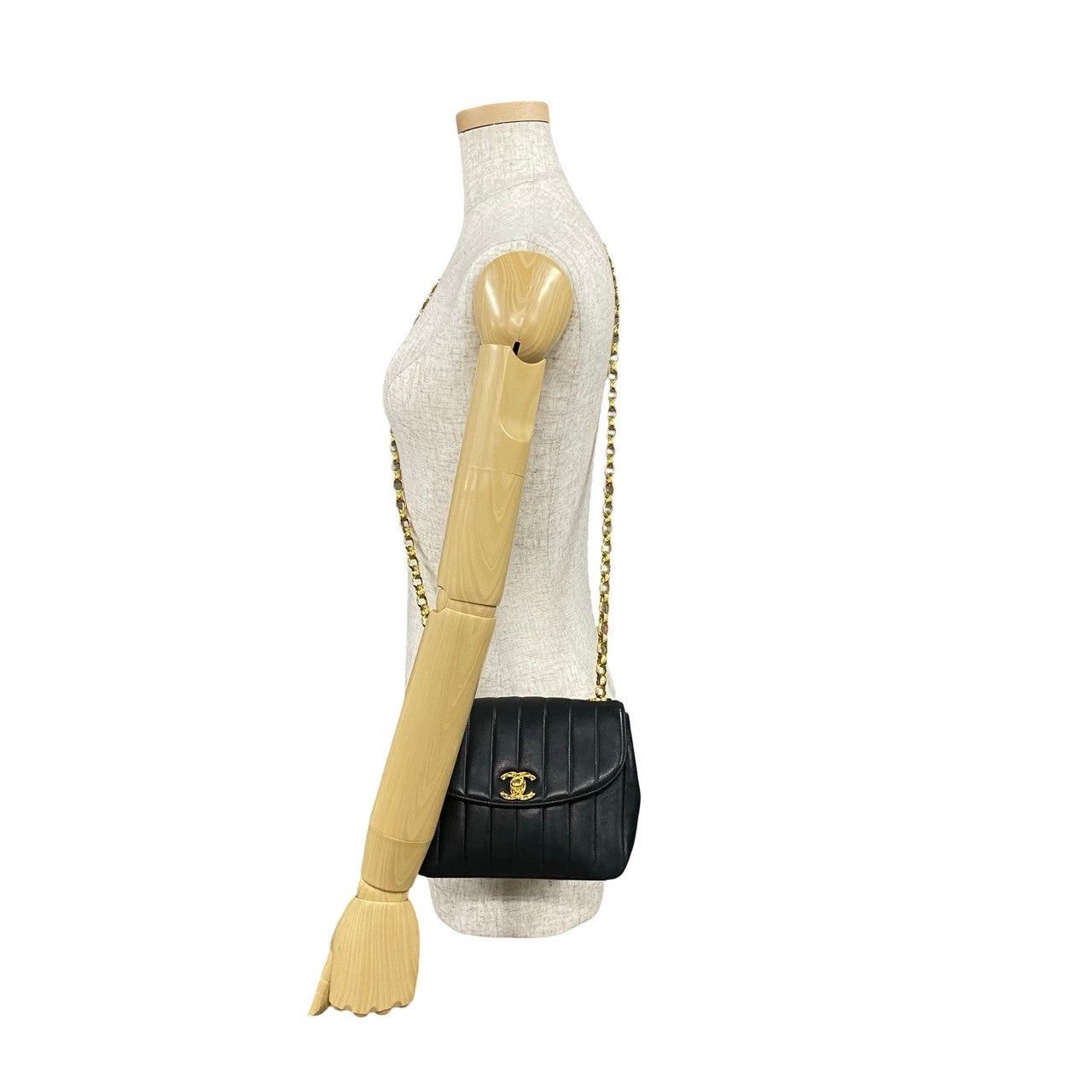 Chanel Chanel Shoulder Bag Black Leather Size ONE SIZE - 2 Thumbnail