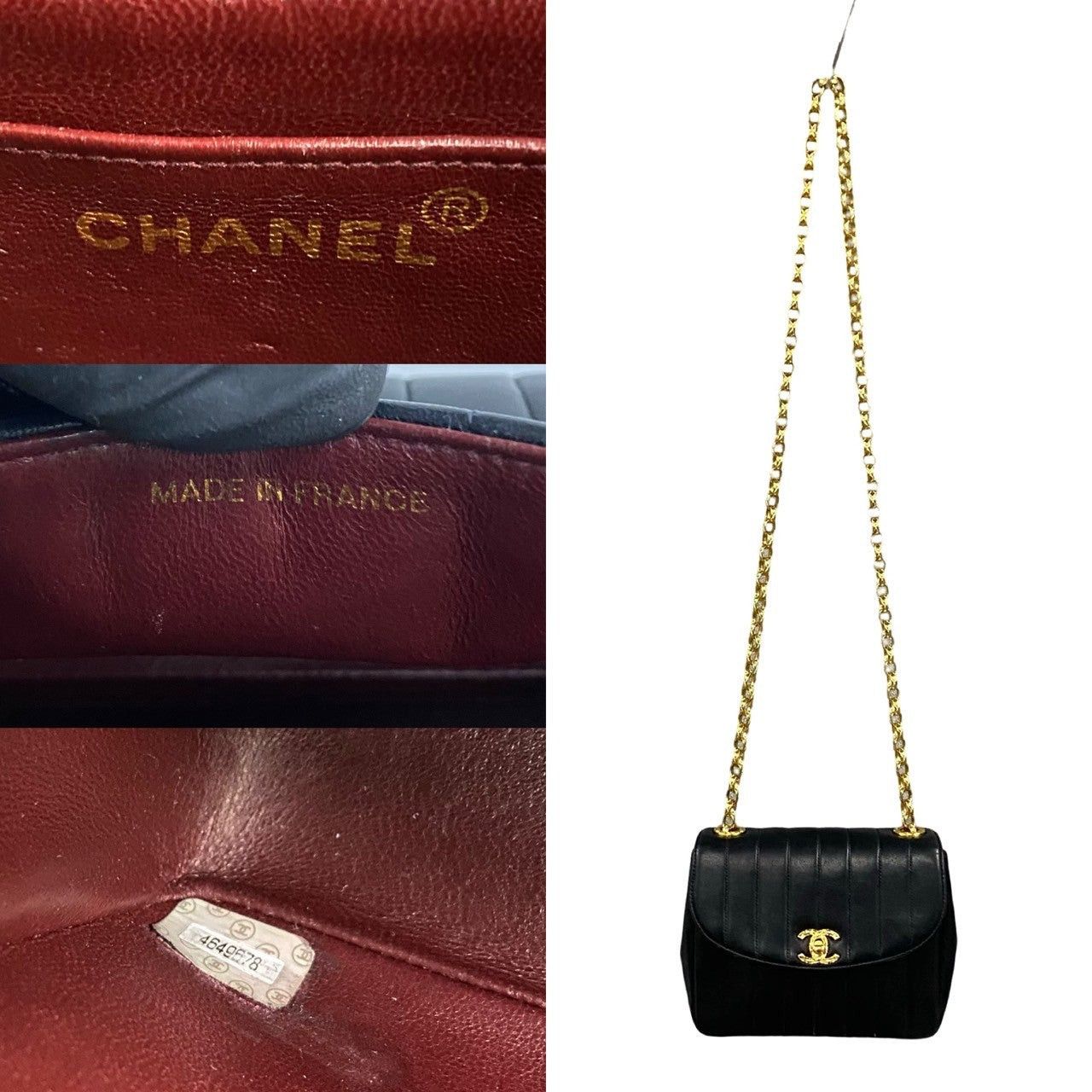 Chanel Chanel Shoulder Bag Black Leather Size ONE SIZE - 3 Thumbnail
