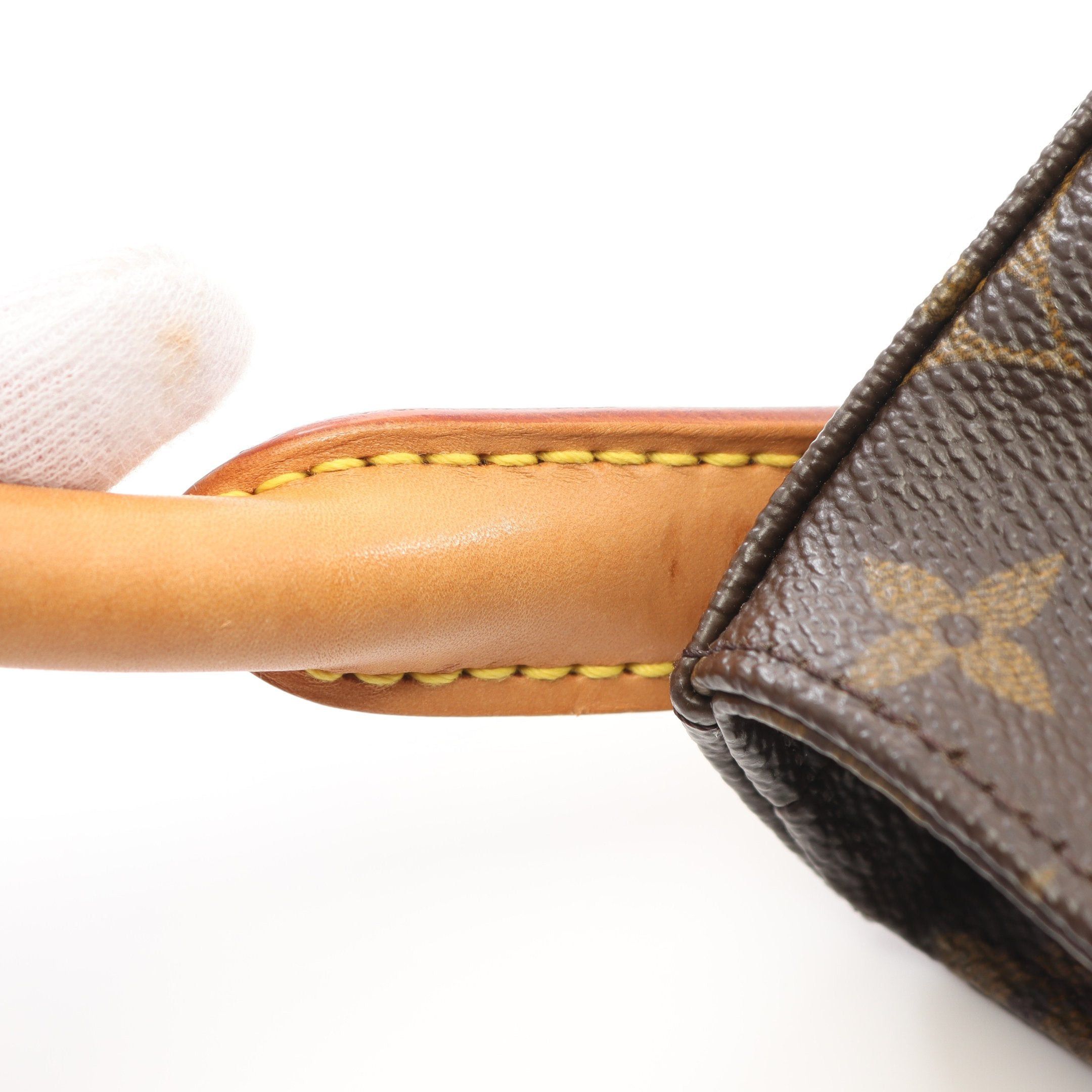 Louis Vuitton Louis Vuitton Looping Mm Monogram Shoulder Bag Leather Brown Size ONE SIZE - 9 Thumbnail