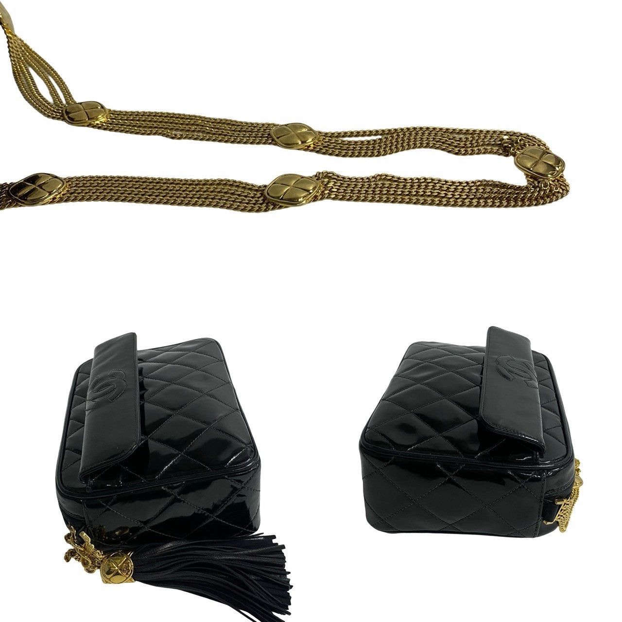 Chanel Chanel Shoulder Bag Black Leather Size ONE SIZE - 5 Thumbnail