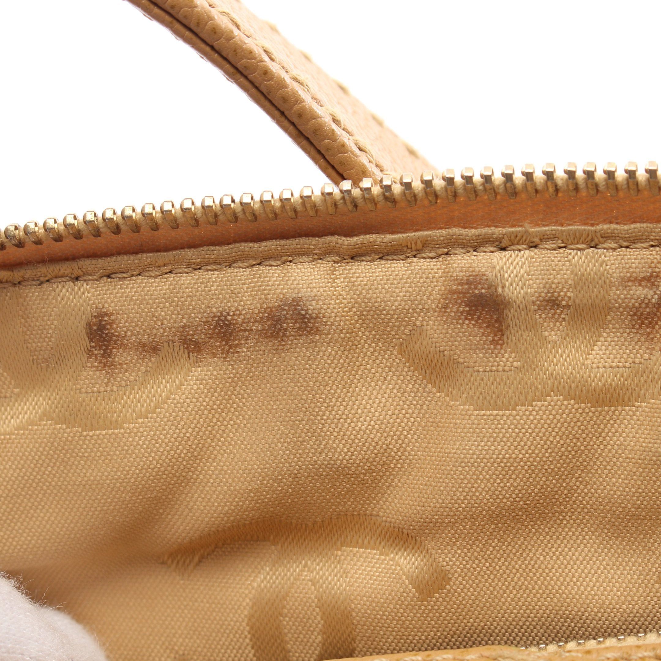 Chanel Chanel Big Coco Mark Shoulder Bag Caviar Skin Beige Gold Hardware Size ONE SIZE - 6 Thumbnail