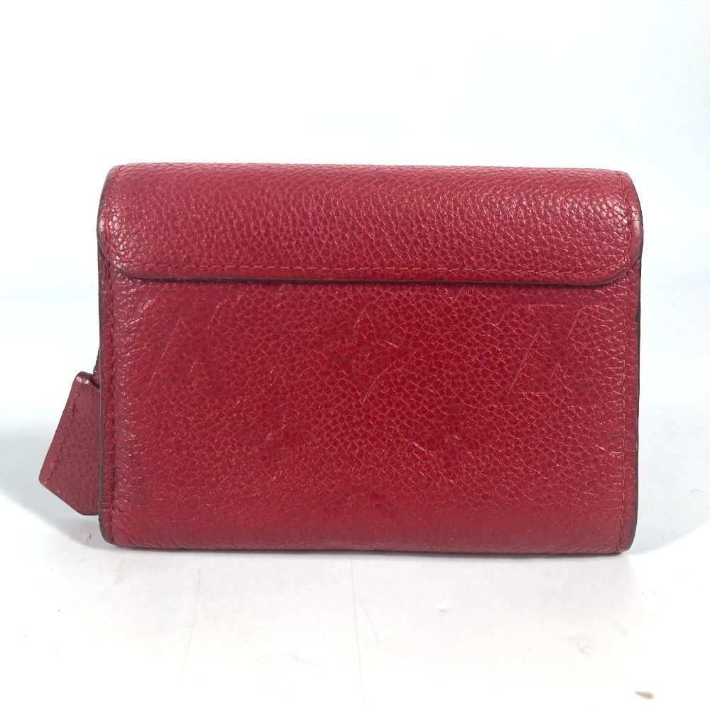 Louis Vuitton Louis Vuitton M62185 Monogram Amplant Small Leather Belt Worn By Commoners In Ancient Japan Pont Neuf Compact Wallet Threefold Women Three Red Size ONE SIZE - 2 Thumbnail