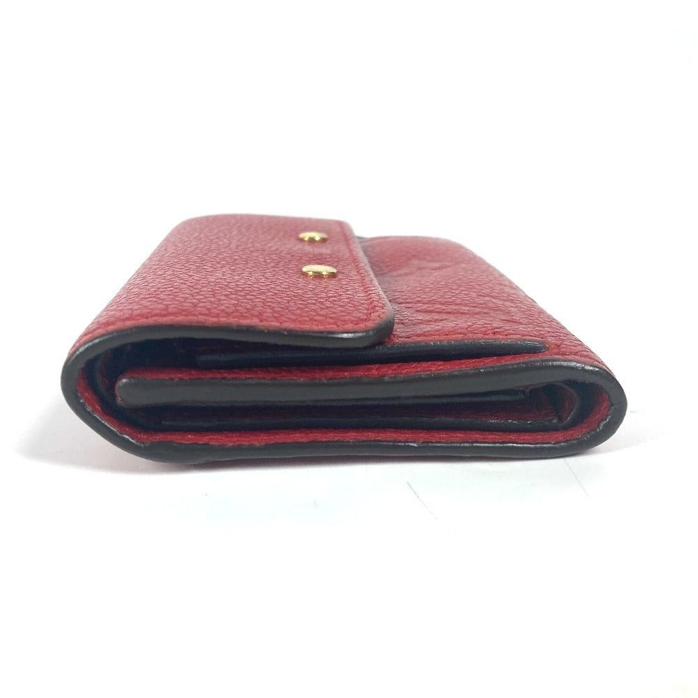Louis Vuitton Louis Vuitton M62185 Monogram Amplant Small Leather Belt Worn By Commoners In Ancient Japan Pont Neuf Compact Wallet Threefold Women Three Red Size ONE SIZE - 4 Thumbnail