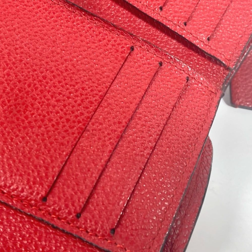 Louis Vuitton Louis Vuitton M62185 Monogram Amplant Small Leather Belt Worn By Commoners In Ancient Japan Pont Neuf Compact Wallet Threefold Women Three Red Size ONE SIZE - 14 Thumbnail