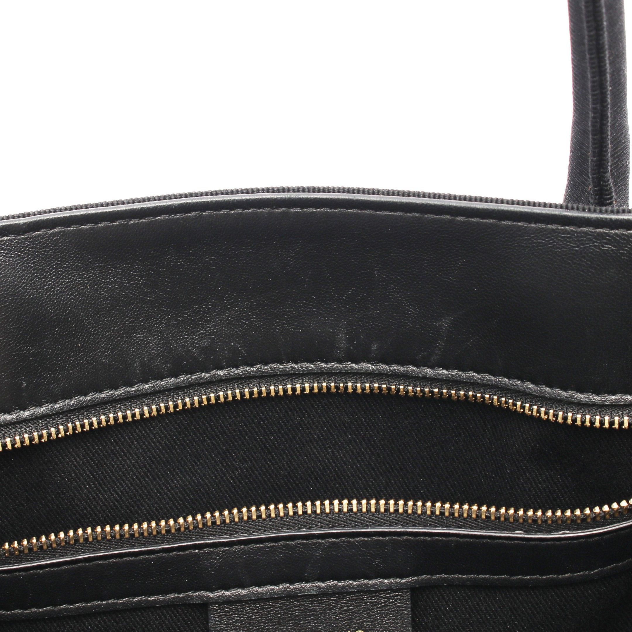 Salvatore Ferragamo Salvatore Ferragamo Shoulder Bag Tote Logo Canvas Black Size ONE SIZE - 6 Thumbnail