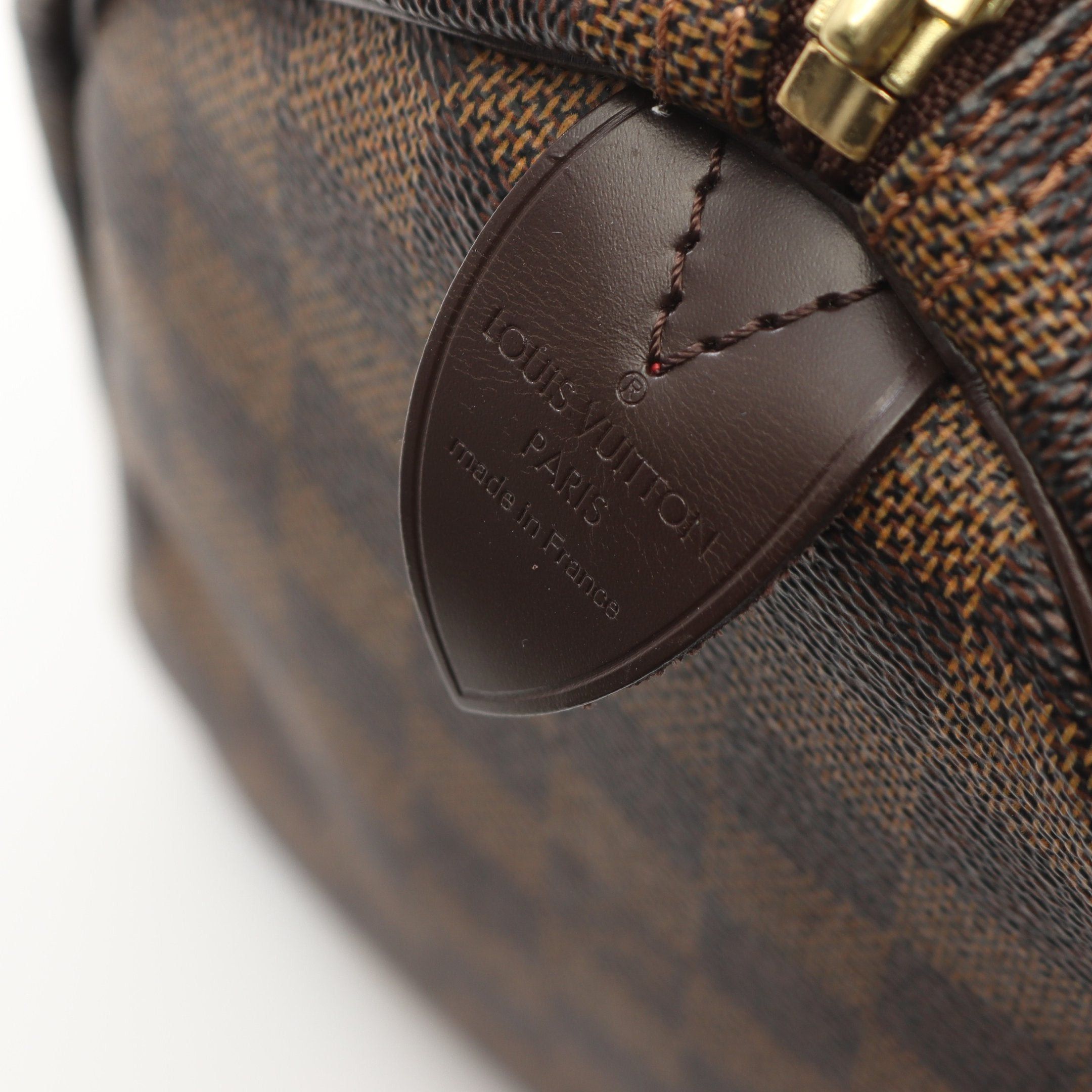 Louis Vuitton Louis Vuitton Speedy 30 Damier Ebene Handbag Leather Brown Size ONE SIZE - 4 Thumbnail