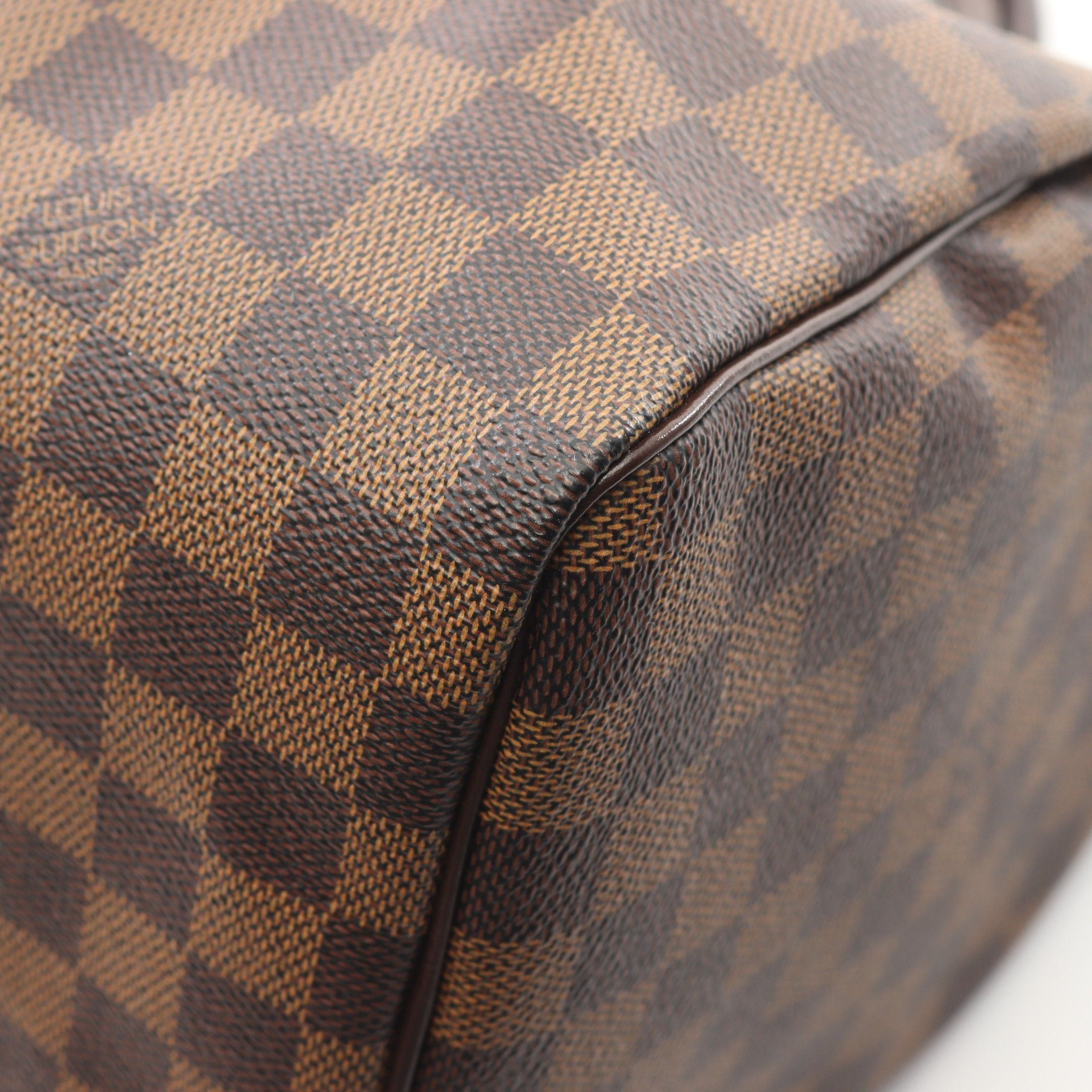 Louis Vuitton Louis Vuitton Speedy 30 Damier Ebene Handbag Leather Brown Size ONE SIZE - 6 Thumbnail