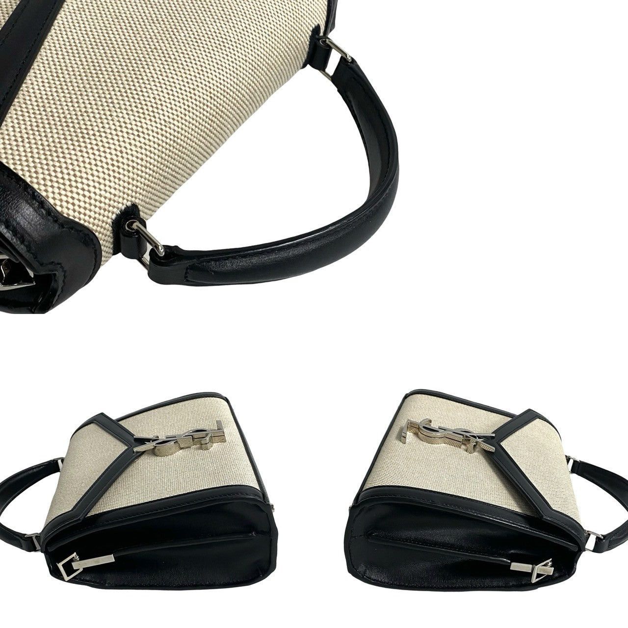 Yves Saint Laurent Yves Saint Laurent Shoulder Bag Black Leather Size ONE SIZE - 5 Thumbnail