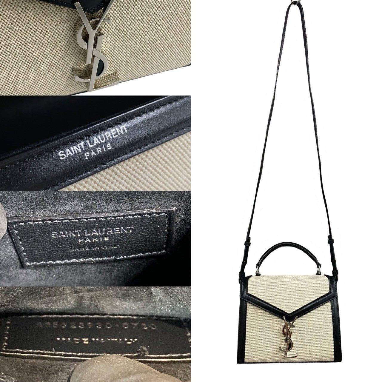 Yves Saint Laurent Yves Saint Laurent Shoulder Bag Black Leather Size ONE SIZE - 3 Thumbnail