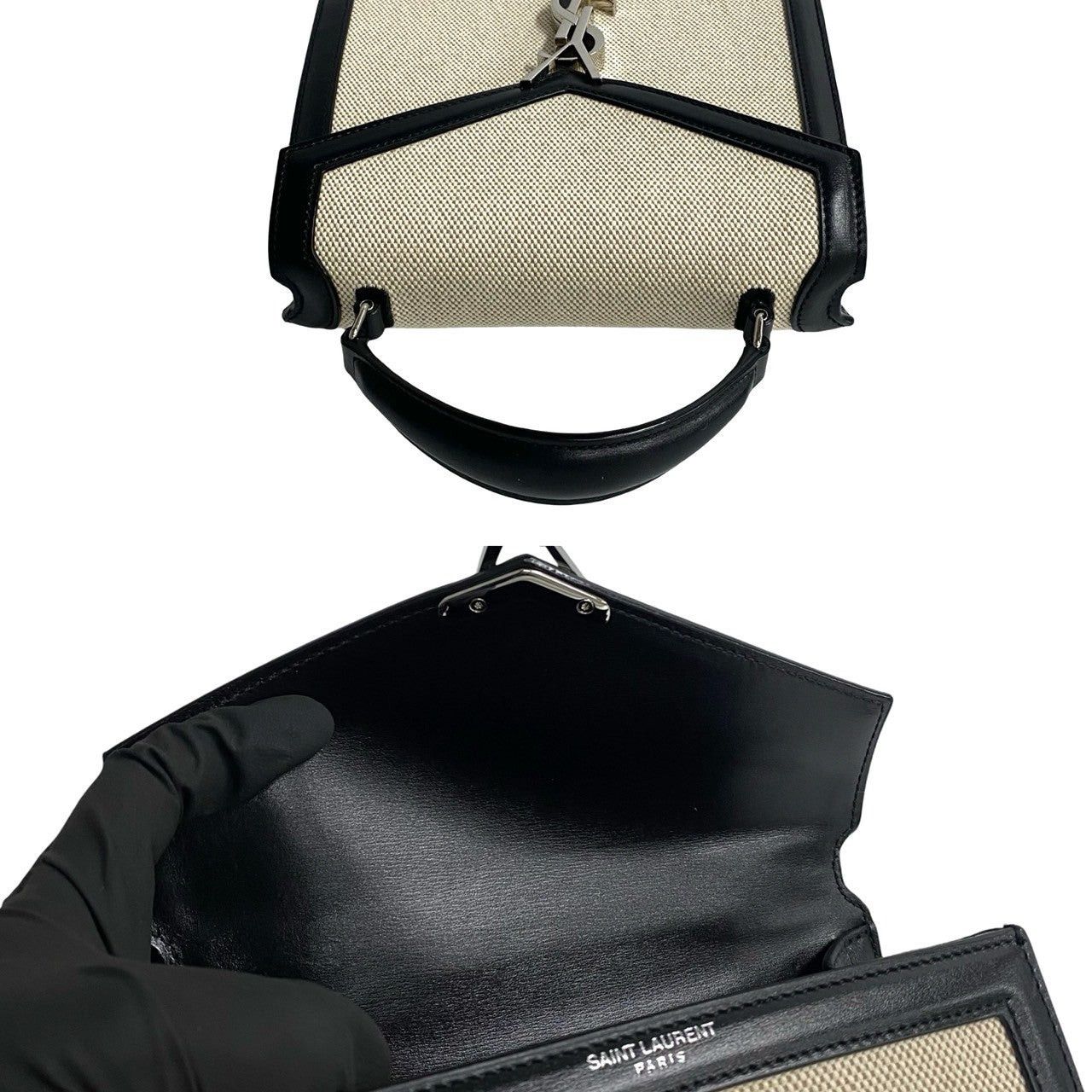 Yves Saint Laurent Yves Saint Laurent Shoulder Bag Black Leather Size ONE SIZE - 7 Thumbnail