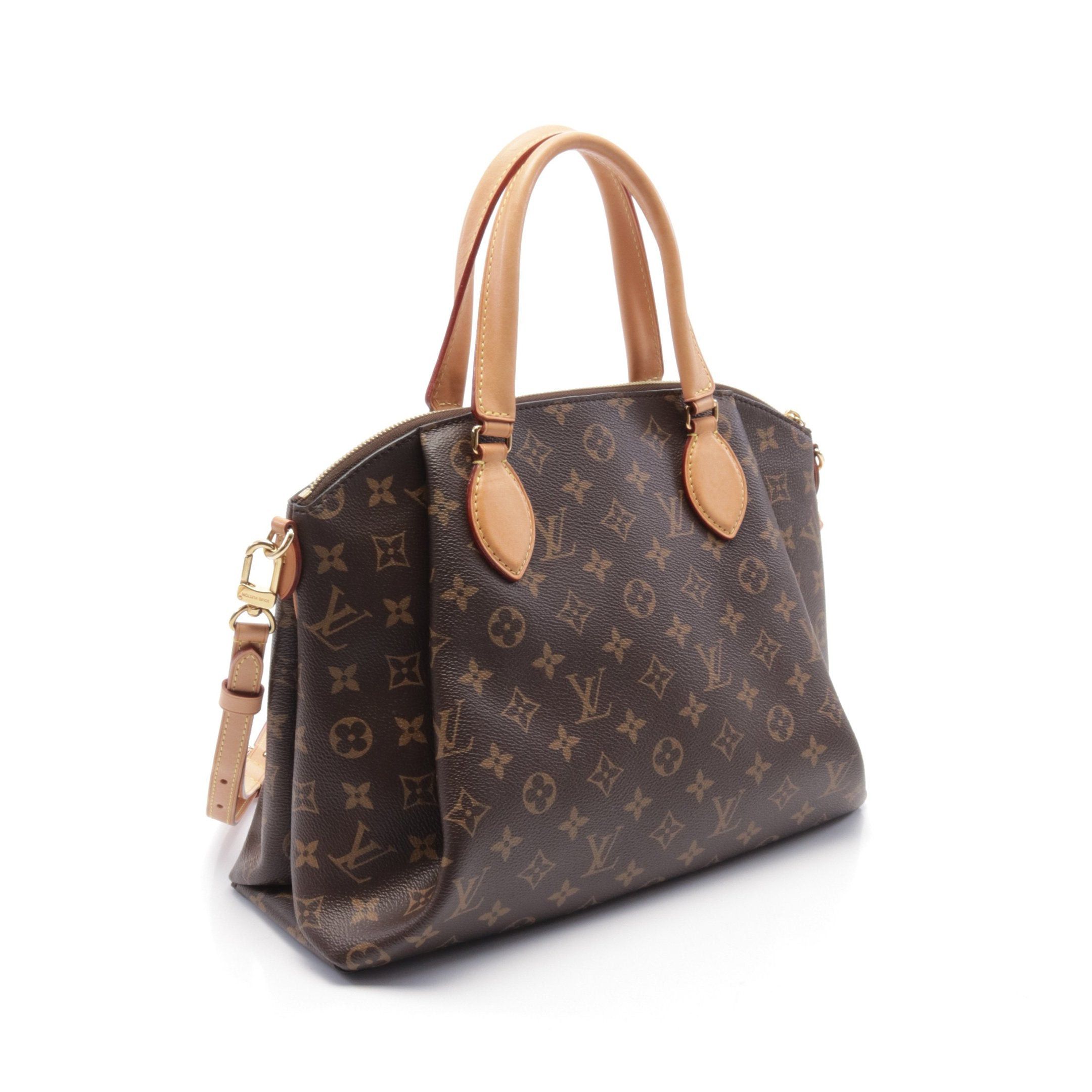 Louis Vuitton Louis Vuitton Rivoli Mm Monogram Handbag Leather Brown Size ONE SIZE - 2 Thumbnail