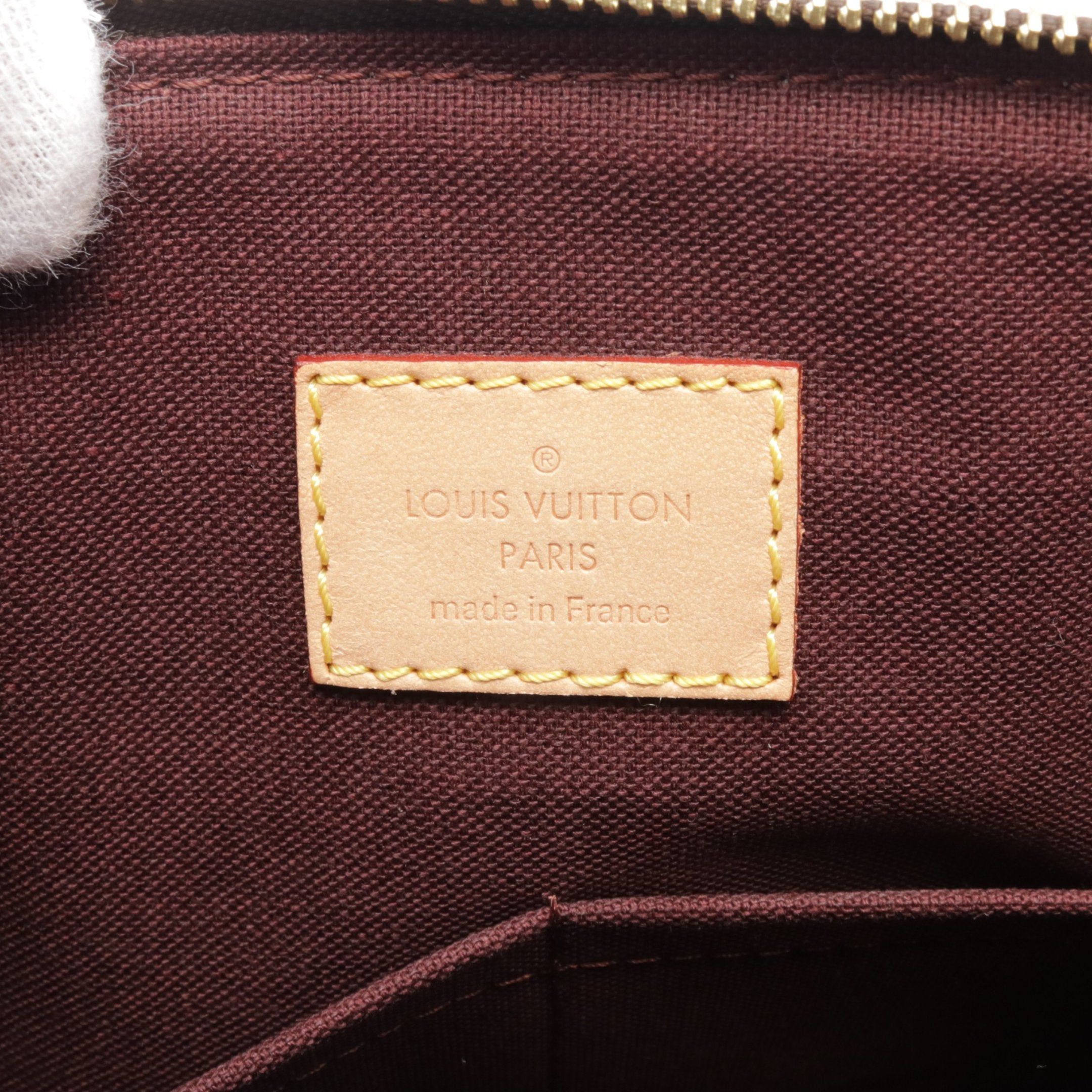 Louis Vuitton Louis Vuitton Rivoli Mm Monogram Handbag Leather Brown Size ONE SIZE - 4 Thumbnail