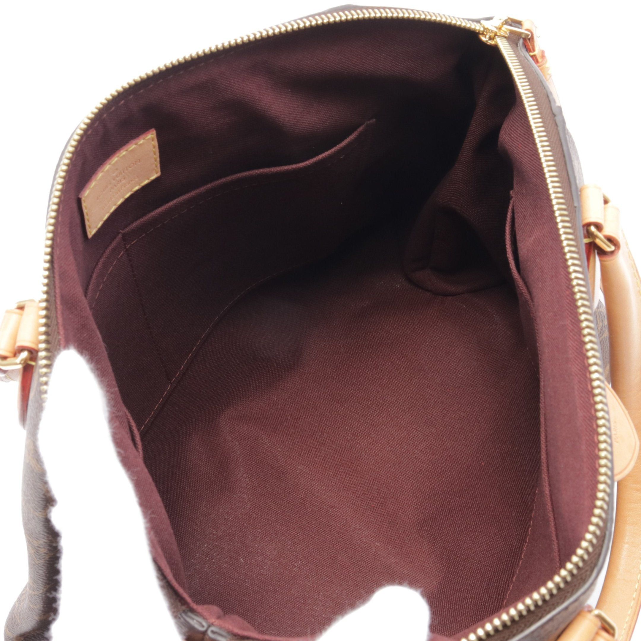 Louis Vuitton Louis Vuitton Rivoli Mm Monogram Handbag Leather Brown Size ONE SIZE - 3 Thumbnail