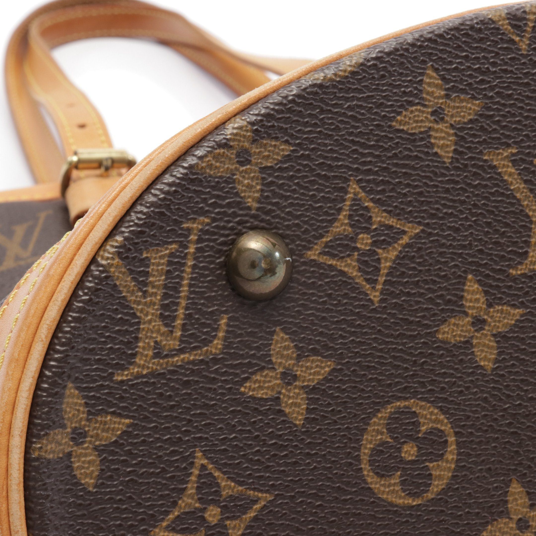 Louis Vuitton Louis Vuitton Bucket Pm Monogram Handbag Leather Brown Size ONE SIZE - 9 Thumbnail